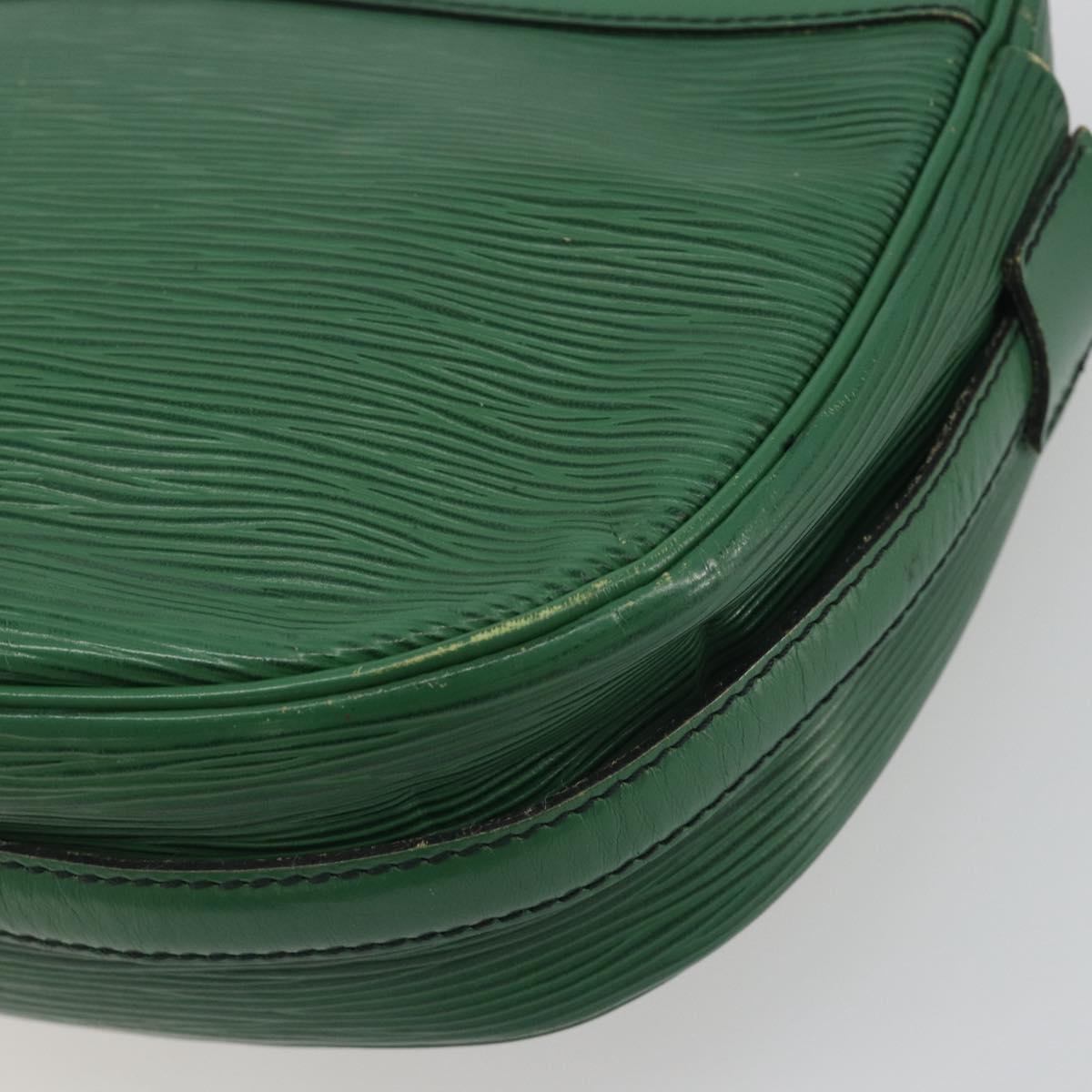 LOUIS VUITTON Epi Jeune Fille MM Shoulder Bag Green M52154 LV Auth 197191