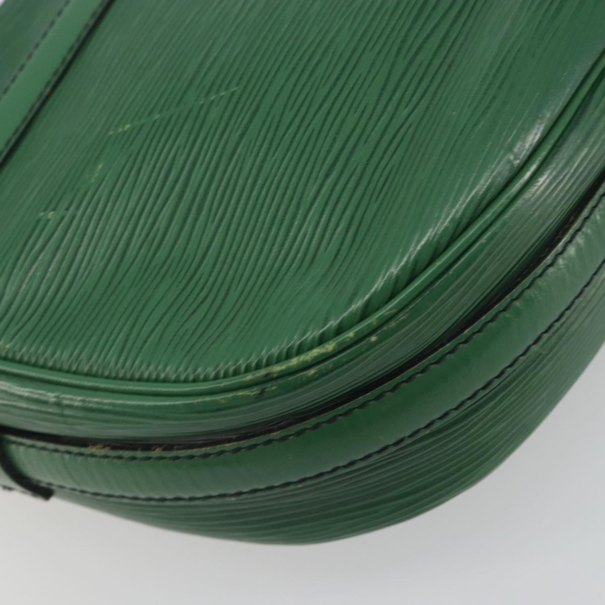 LOUIS VUITTON Epi Jeune Fille MM Shoulder Bag Green M52154 LV Auth 197191