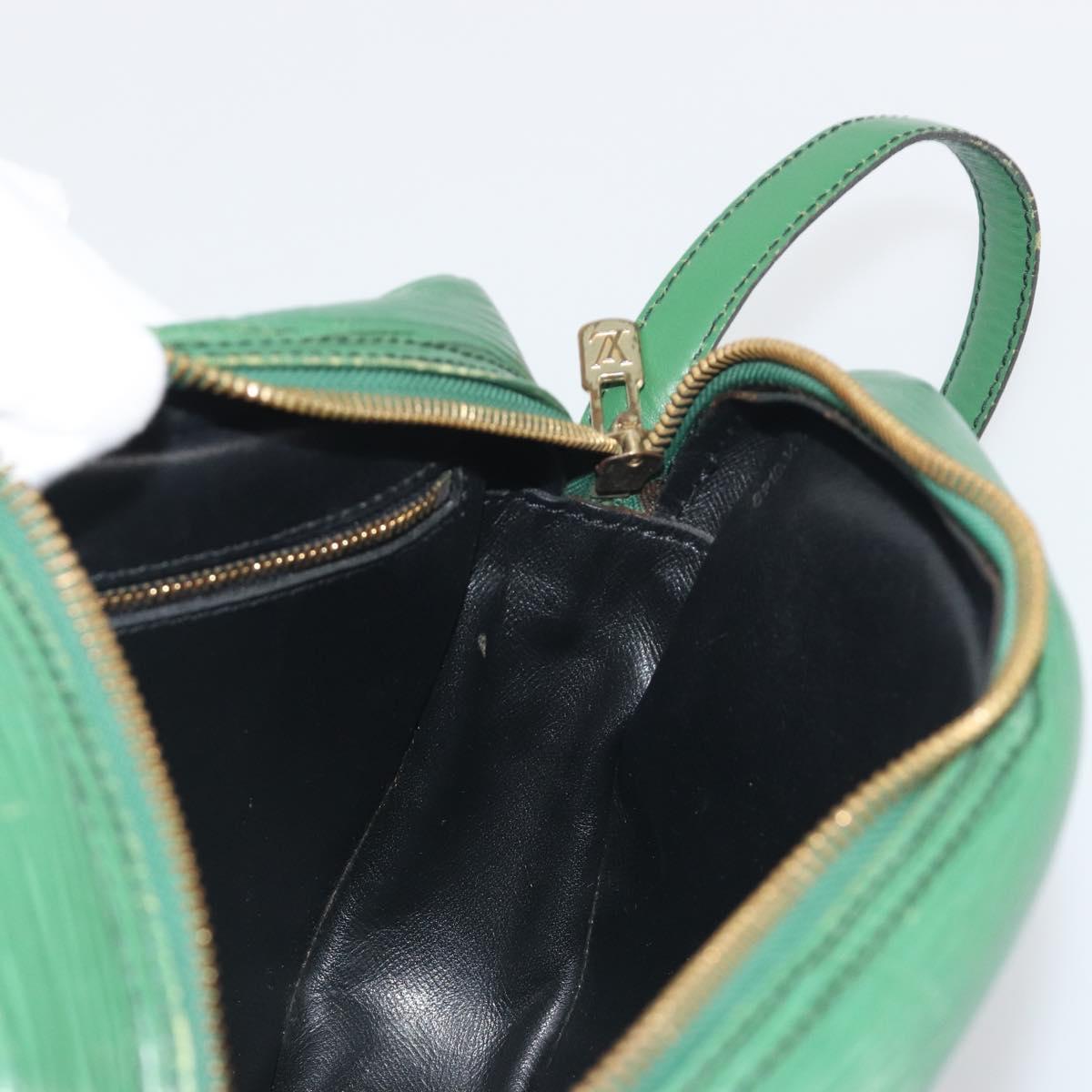 LOUIS VUITTON Epi Jeune Fille MM Shoulder Bag Green M52154 LV Auth 197191