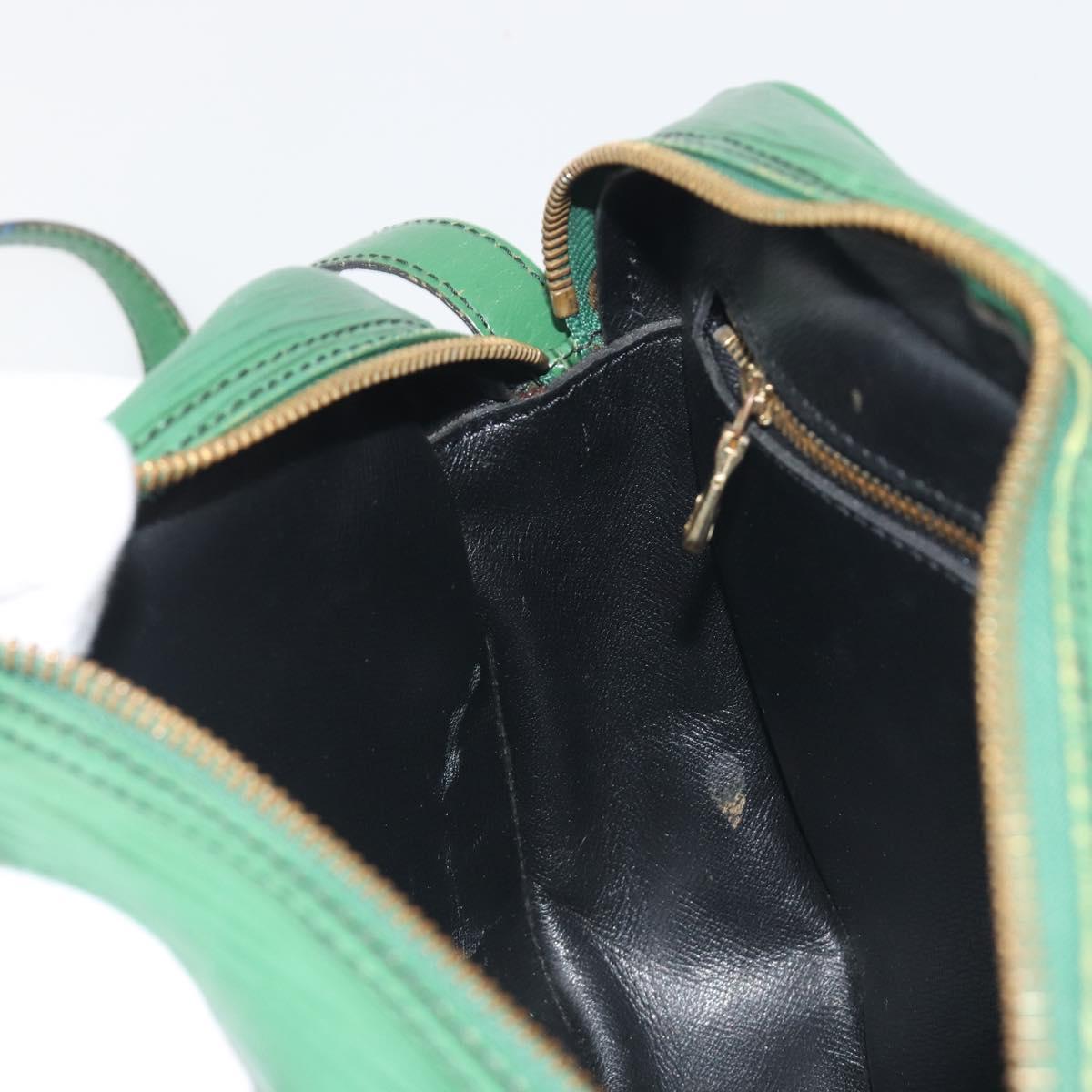 LOUIS VUITTON Epi Jeune Fille MM Shoulder Bag Green M52154 LV Auth 197191