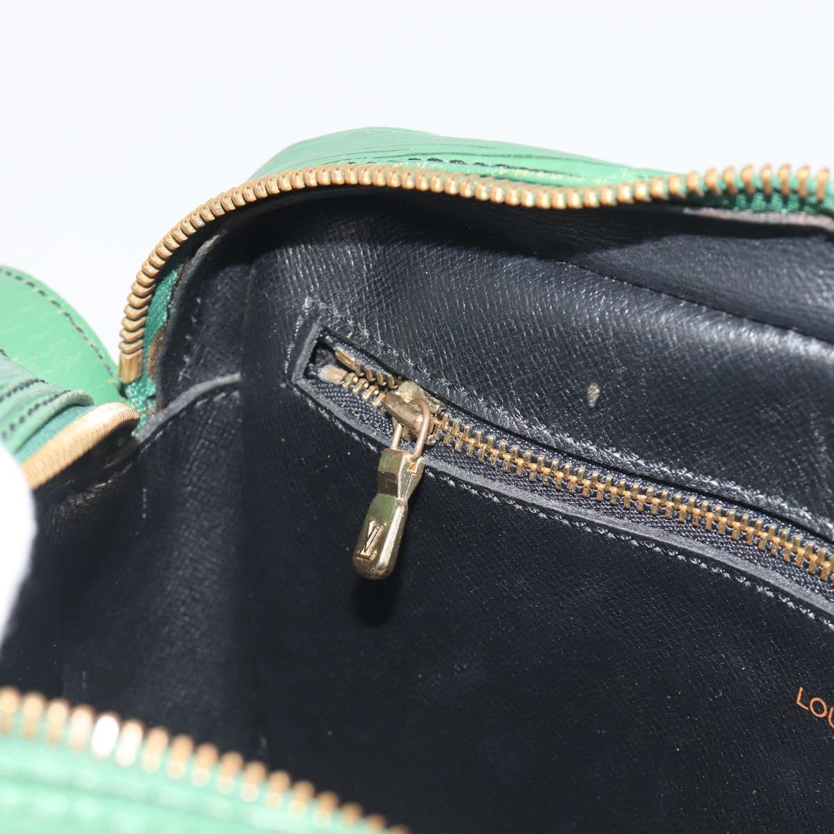 LOUIS VUITTON Epi Jeune Fille MM Shoulder Bag Green M52154 LV Auth 197191