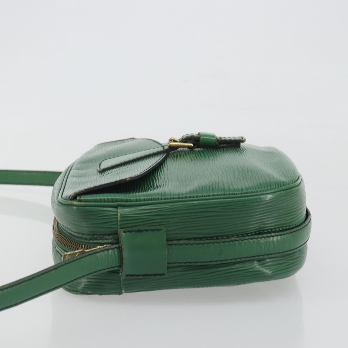 LOUIS VUITTON Epi Jeune Fille MM Shoulder Bag Green M52154 LV Auth 197191