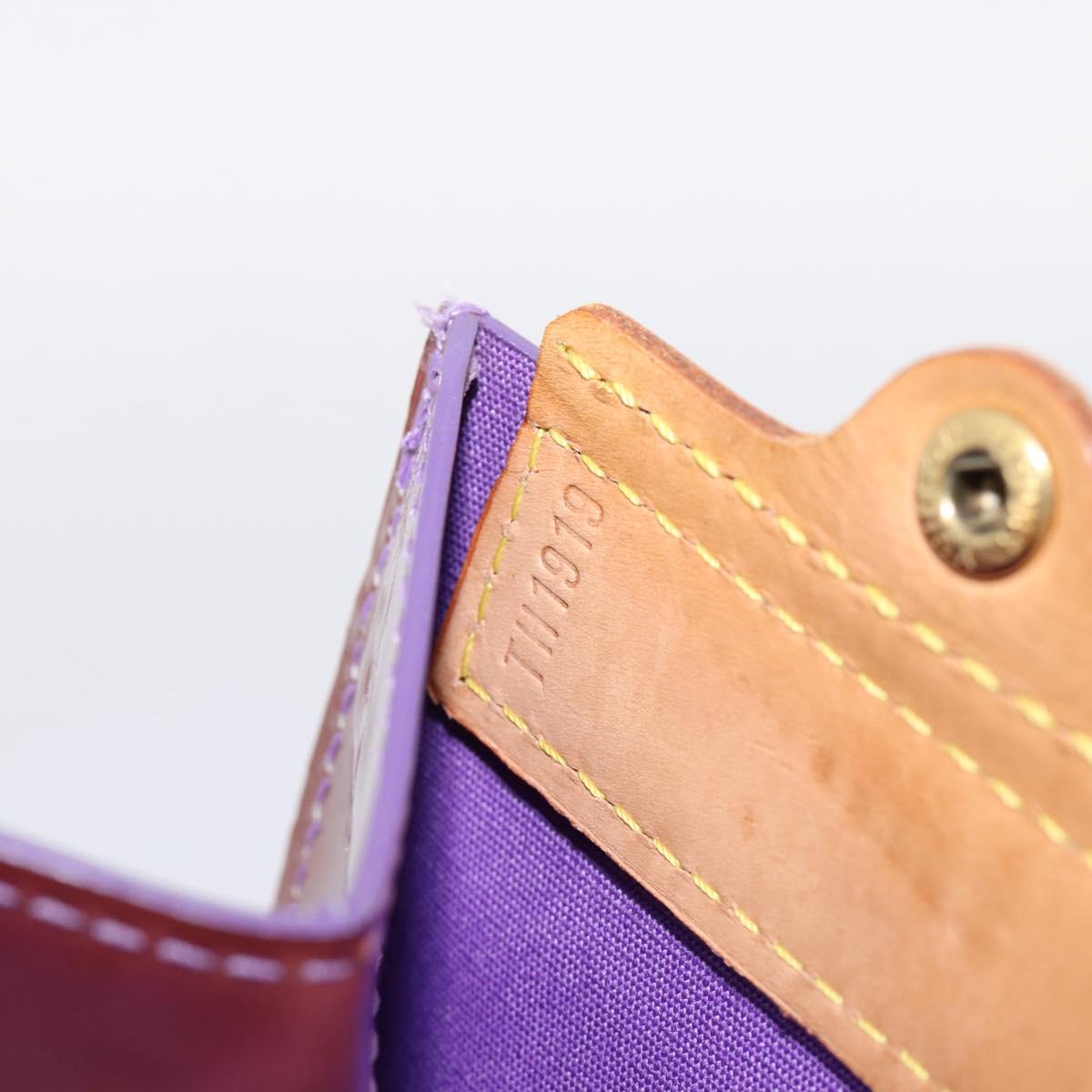 LOUIS VUITTON Monogram Vernis Stanton Tote Bag Purple Viole M91079 Auth 197210