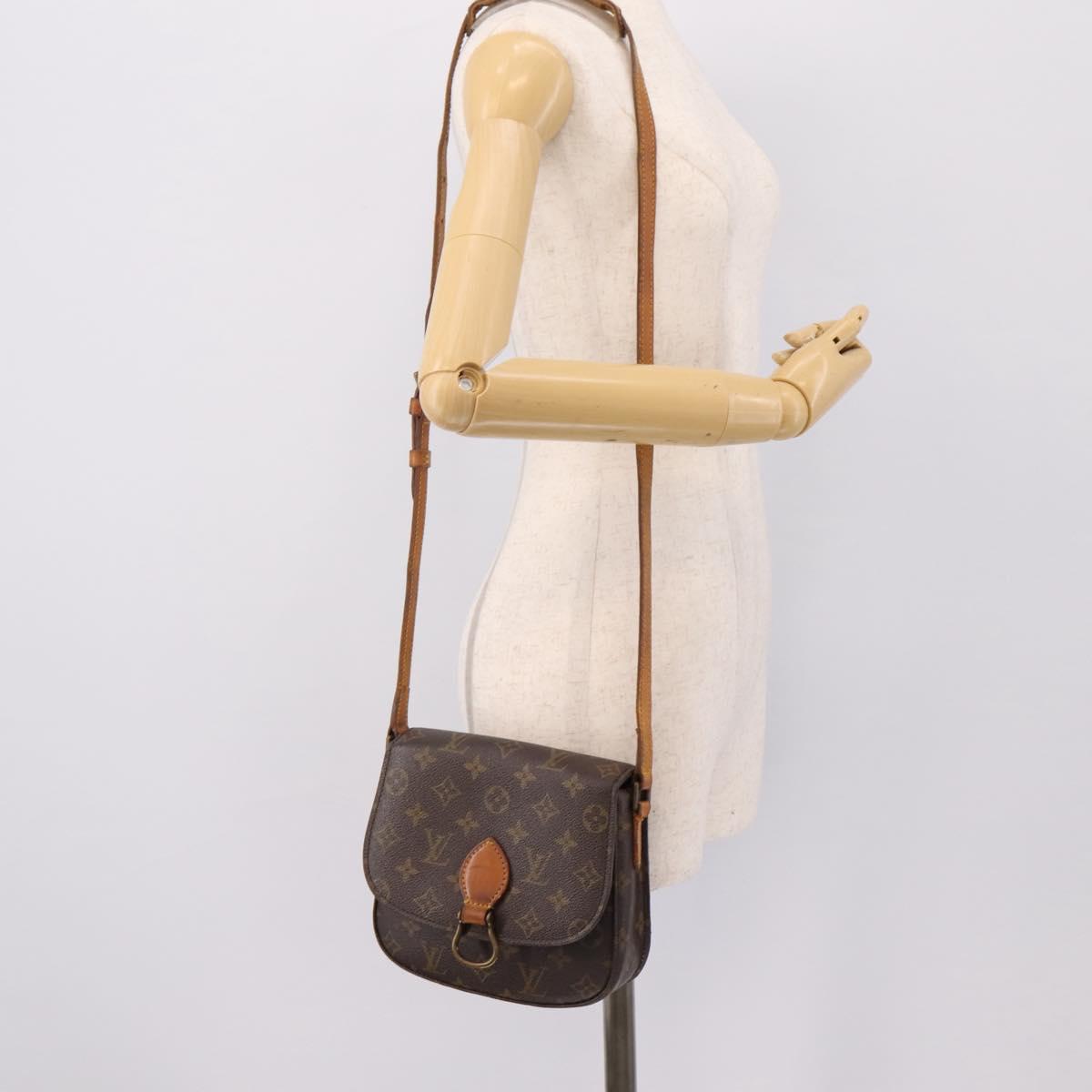 LOUIS VUITTON Monogram Saint Cloud MM Shoulder Bag M51243 LV Auth 197213