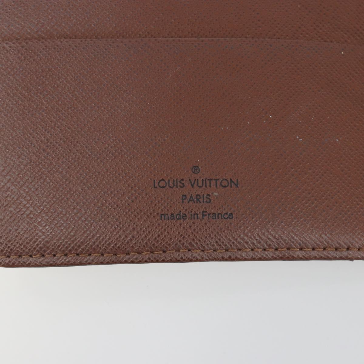 LOUIS VUITTON Monogram Agenda MM Day Planner Cover R20105 LV Auth 197218