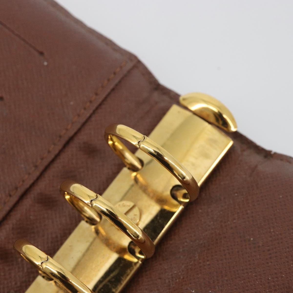LOUIS VUITTON Monogram Agenda MM Day Planner Cover R20105 LV Auth 197218
