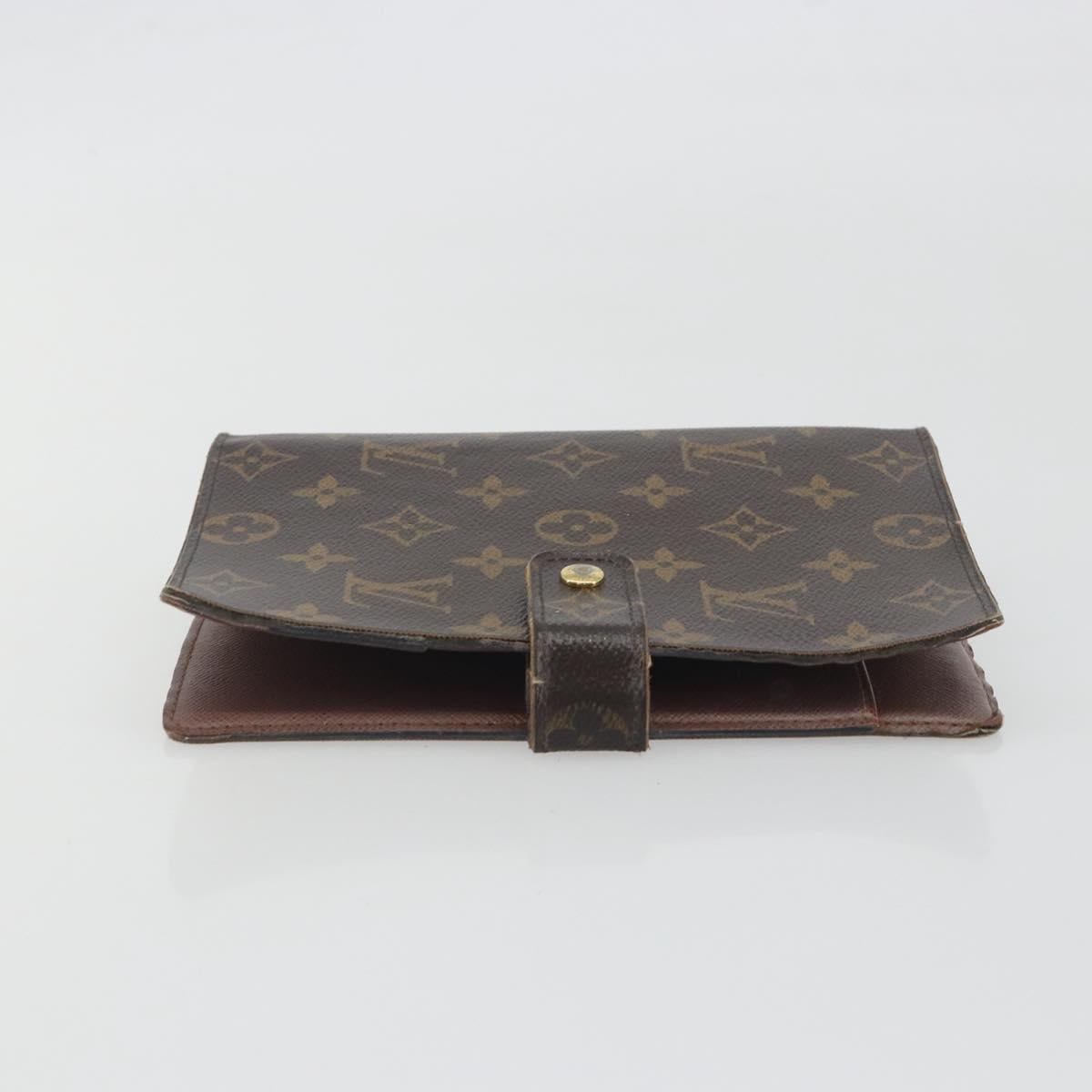 LOUIS VUITTON Monogram Agenda MM Day Planner Cover R20105 LV Auth 197218