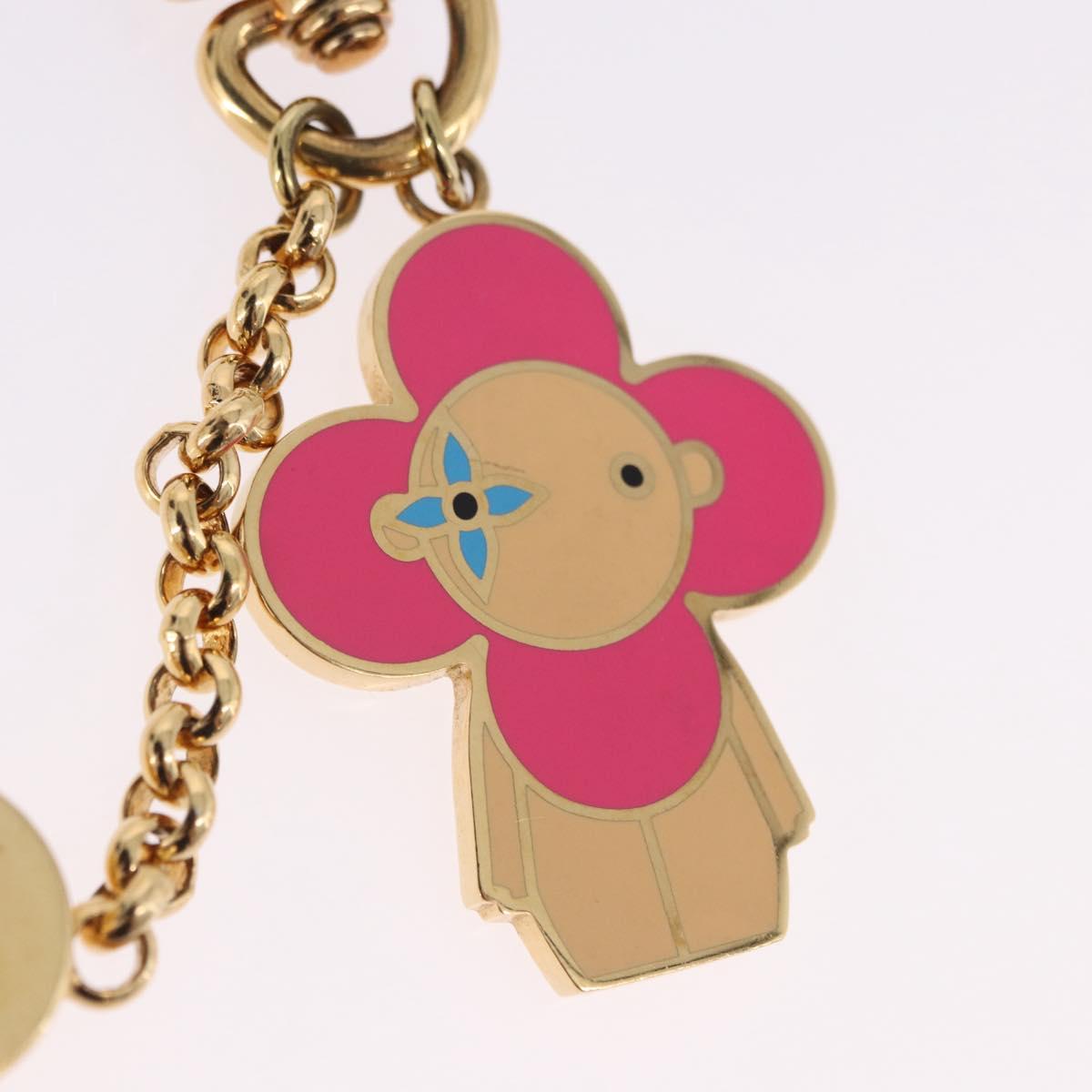 LOUIS VUITTON Chain Vivienne Petula Christmas Charm metal M00875 Auth 197221M
