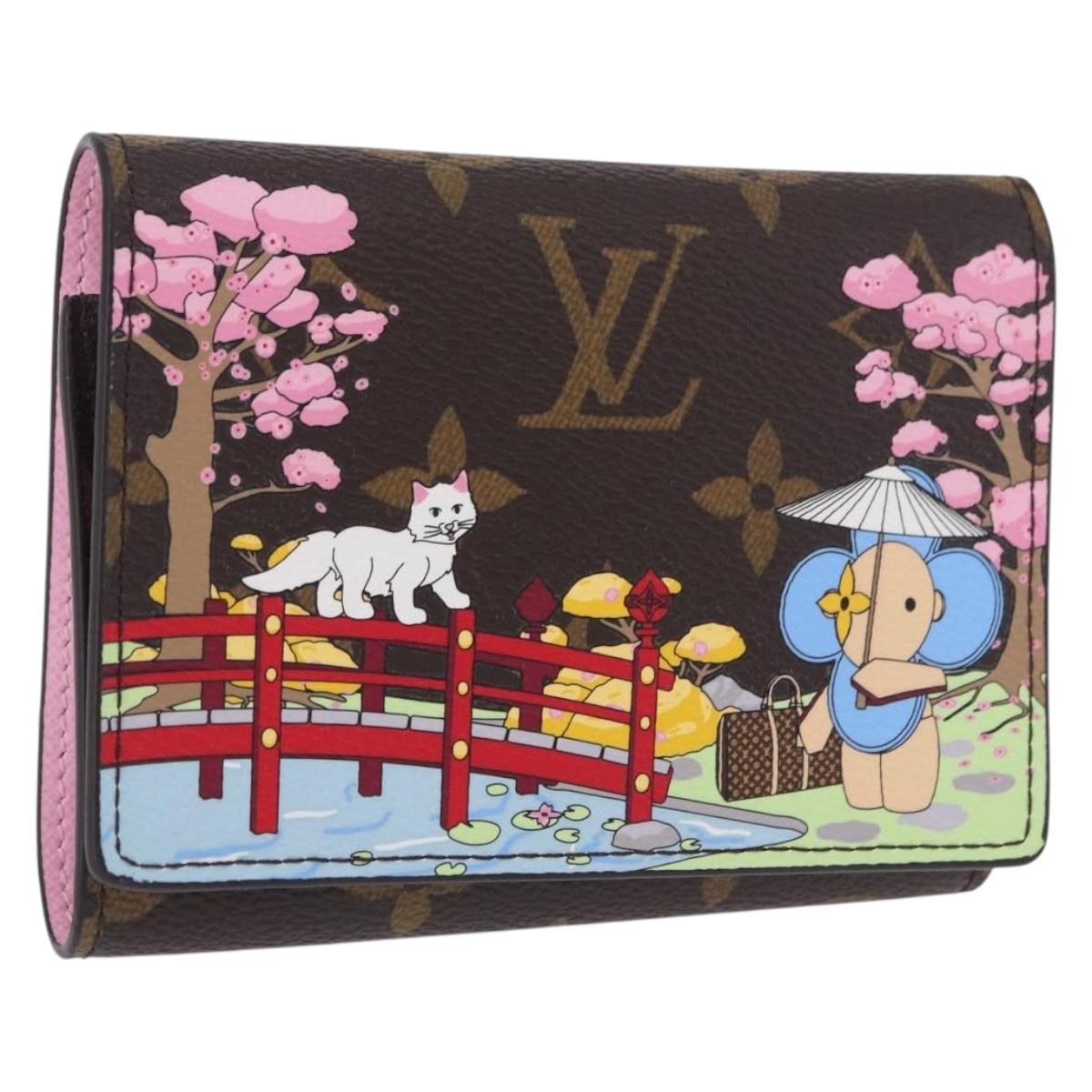 LOUIS VUITTON Vivienne Portefeuille Victorine Wallet M80873 LV Auth 197222SAM