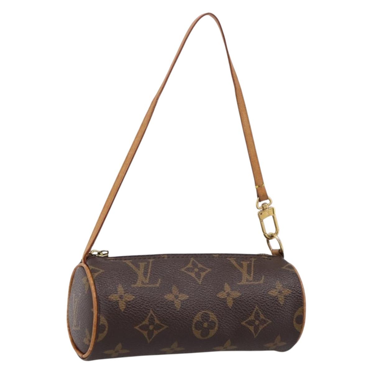 LOUIS VUITTON Monogram Papillon Pouch LV Auth 197235