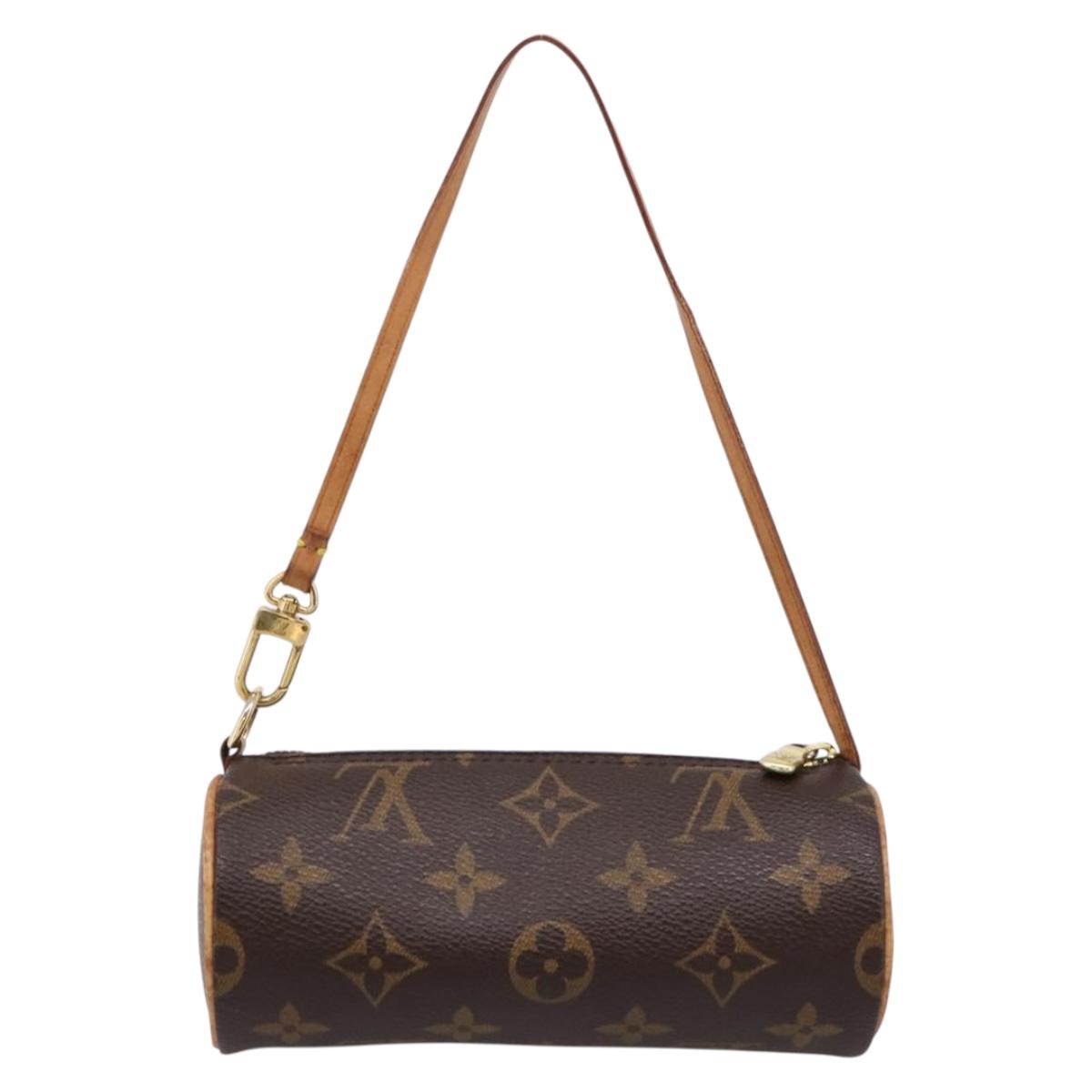 LOUIS VUITTON Monogram Papillon Pouch LV Auth 197235