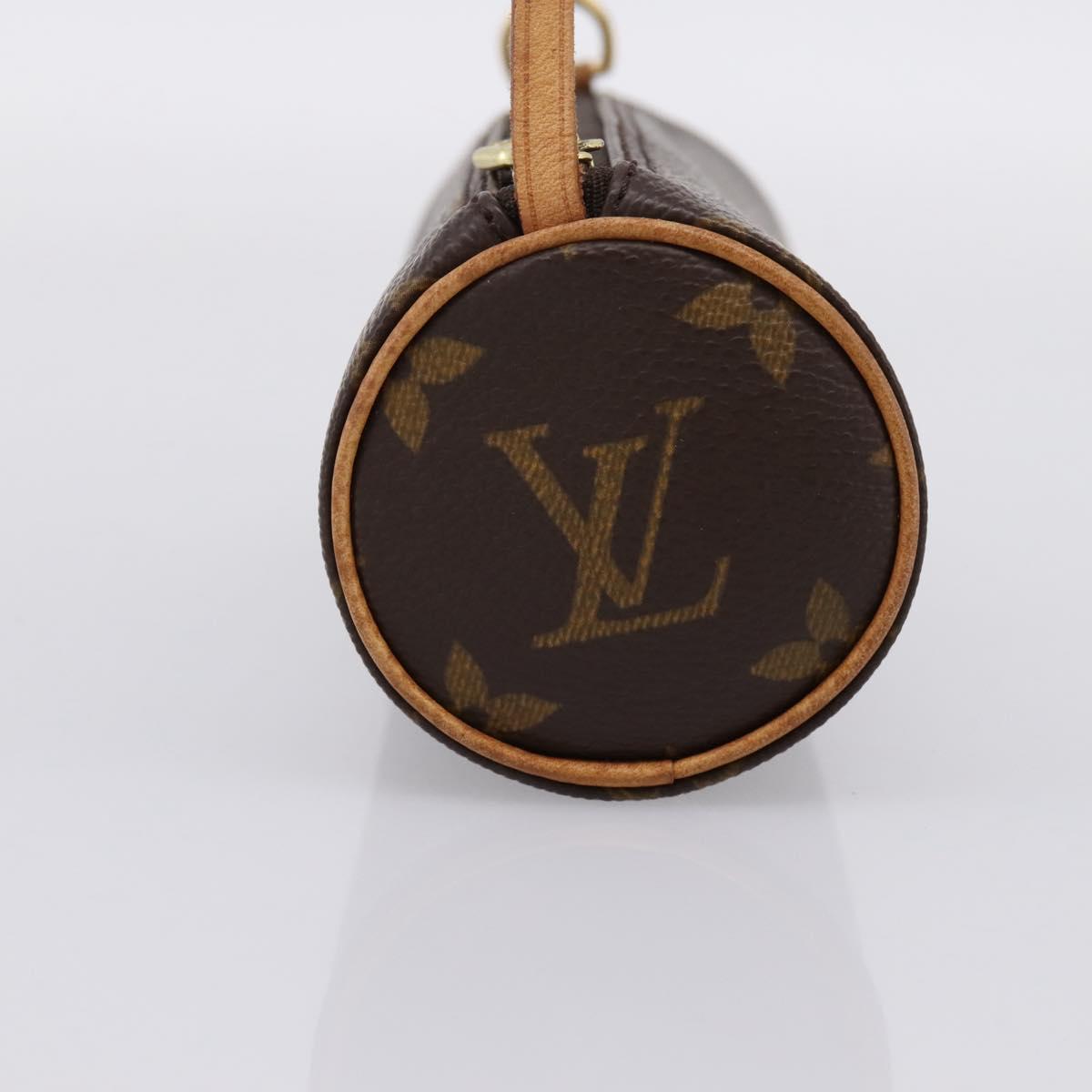 LOUIS VUITTON Monogram Papillon Pouch LV Auth 197235
