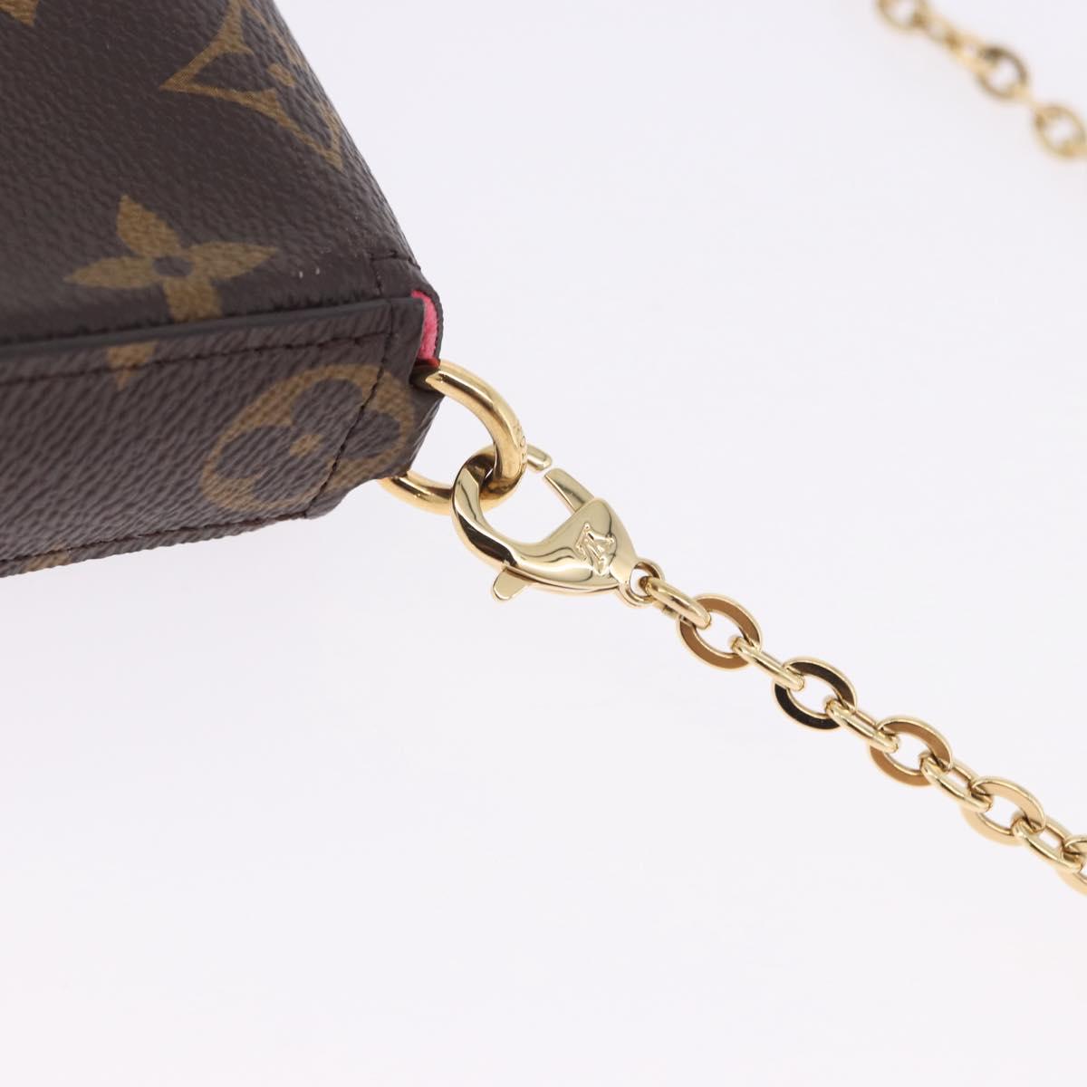 LOUIS VUITTON Monogram Vivienne Pochette Felice Bag M82627 LV Auth 197240SAM