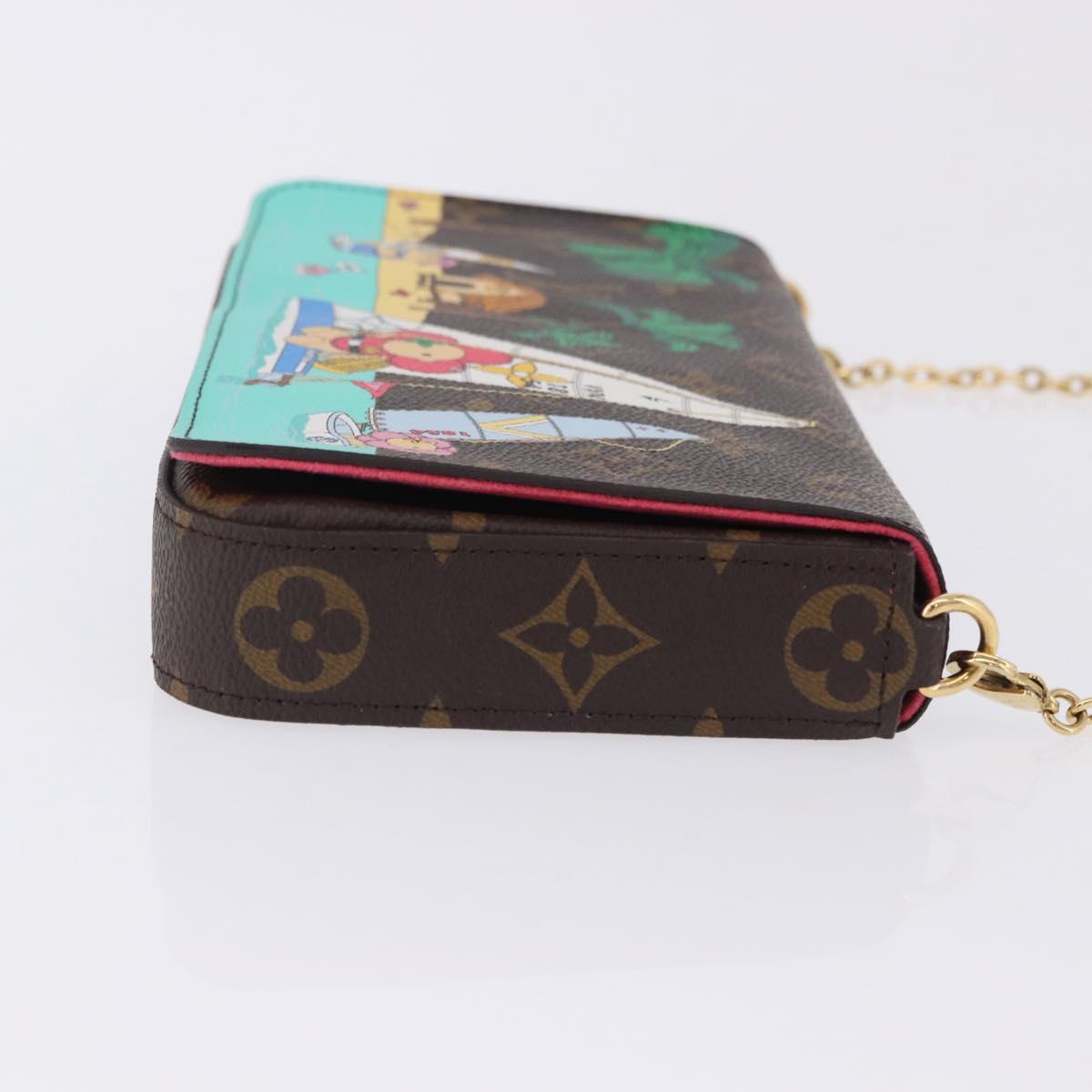 LOUIS VUITTON Monogram Vivienne Pochette Felice Bag M82627 LV Auth 197240SAM