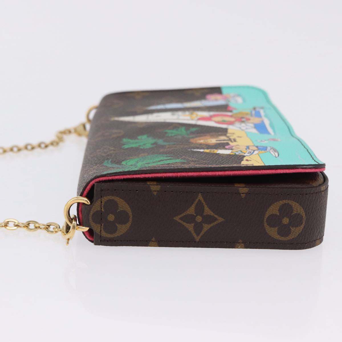LOUIS VUITTON Monogram Vivienne Pochette Felice Bag M82627 LV Auth 197240SAM
