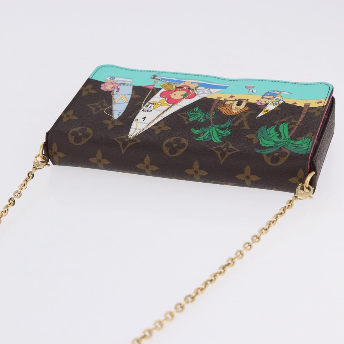 LOUIS VUITTON Monogram Vivienne Pochette Felice Bag M82627 LV Auth 197240SAM