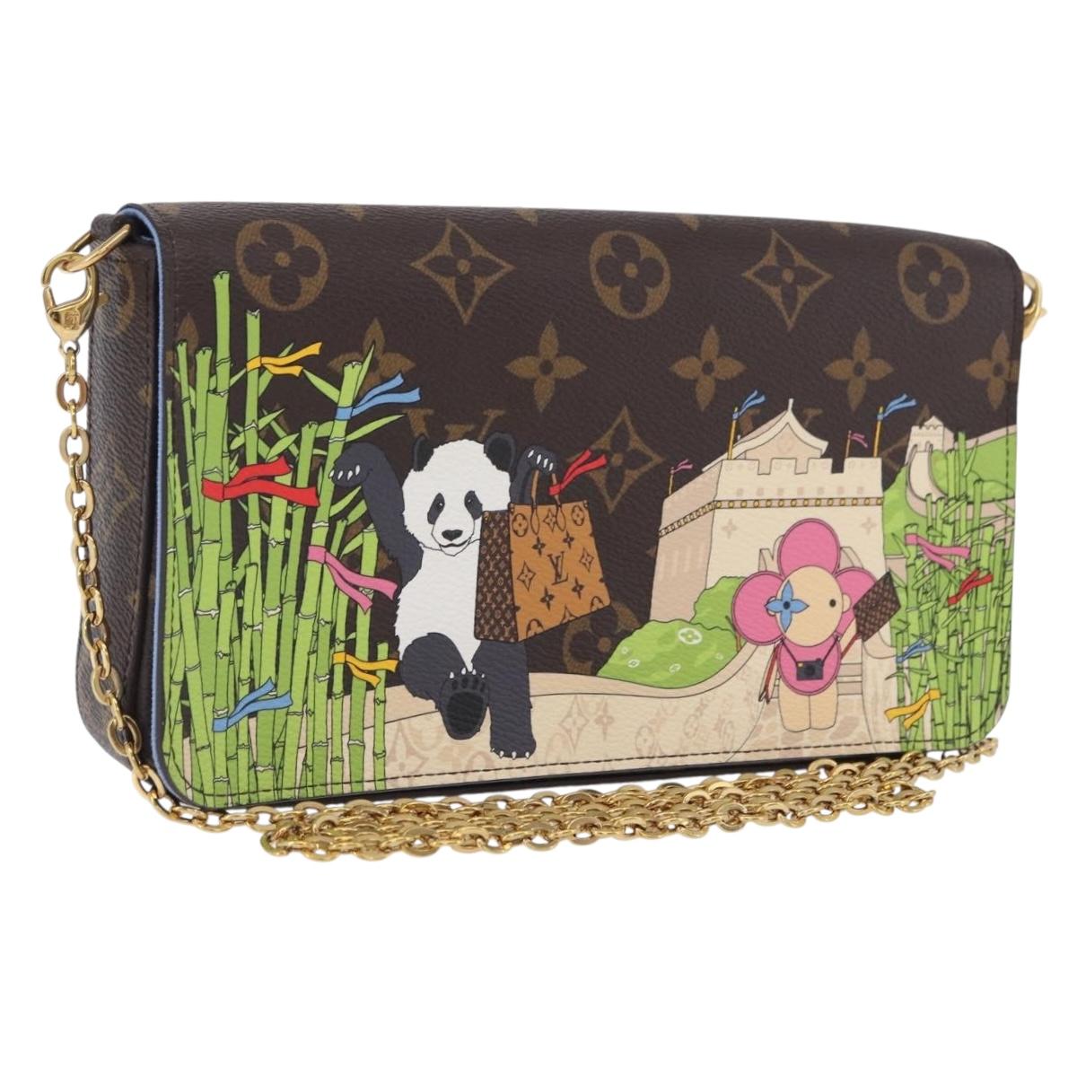 LOUIS VUITTON Monogram Vivienne Pochette Felice Bag M80992 LV Auth 197241SAM