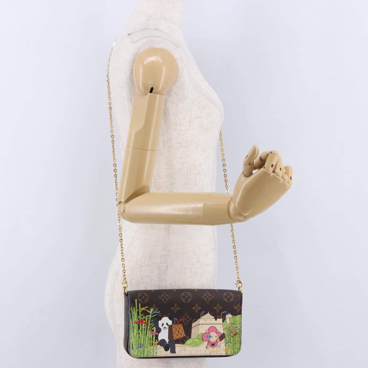 LOUIS VUITTON Monogram Vivienne Pochette Felice Bag M80992 LV Auth 197241SAM