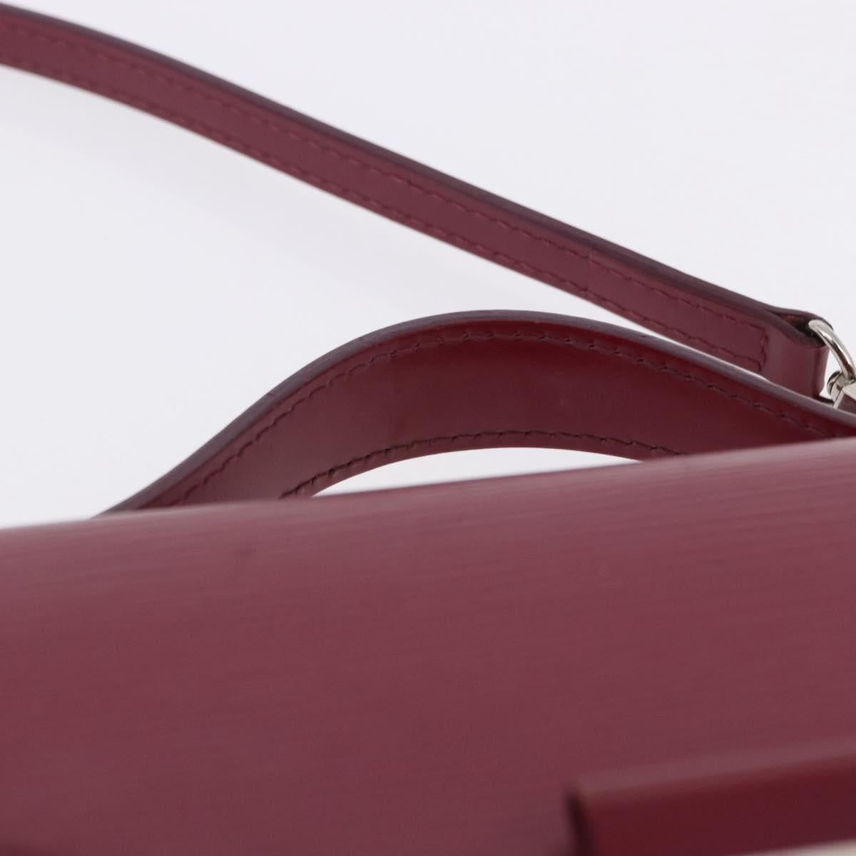 LOUIS VUITTON Epi Monceau 28 Hand Bag Fuchsia pink LV Auth 197243A