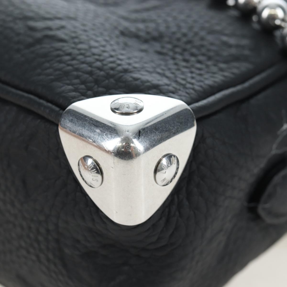 LOUIS VUITTON Monogram Taurillon Clemence Mini Soft Trunk M25927 Auth 197251SAM
