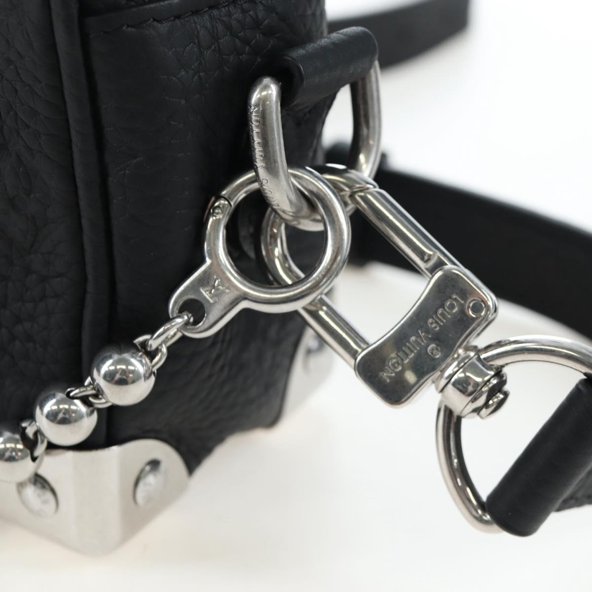 LOUIS VUITTON Monogram Taurillon Clemence Mini Soft Trunk M25927 Auth 197251SAM
