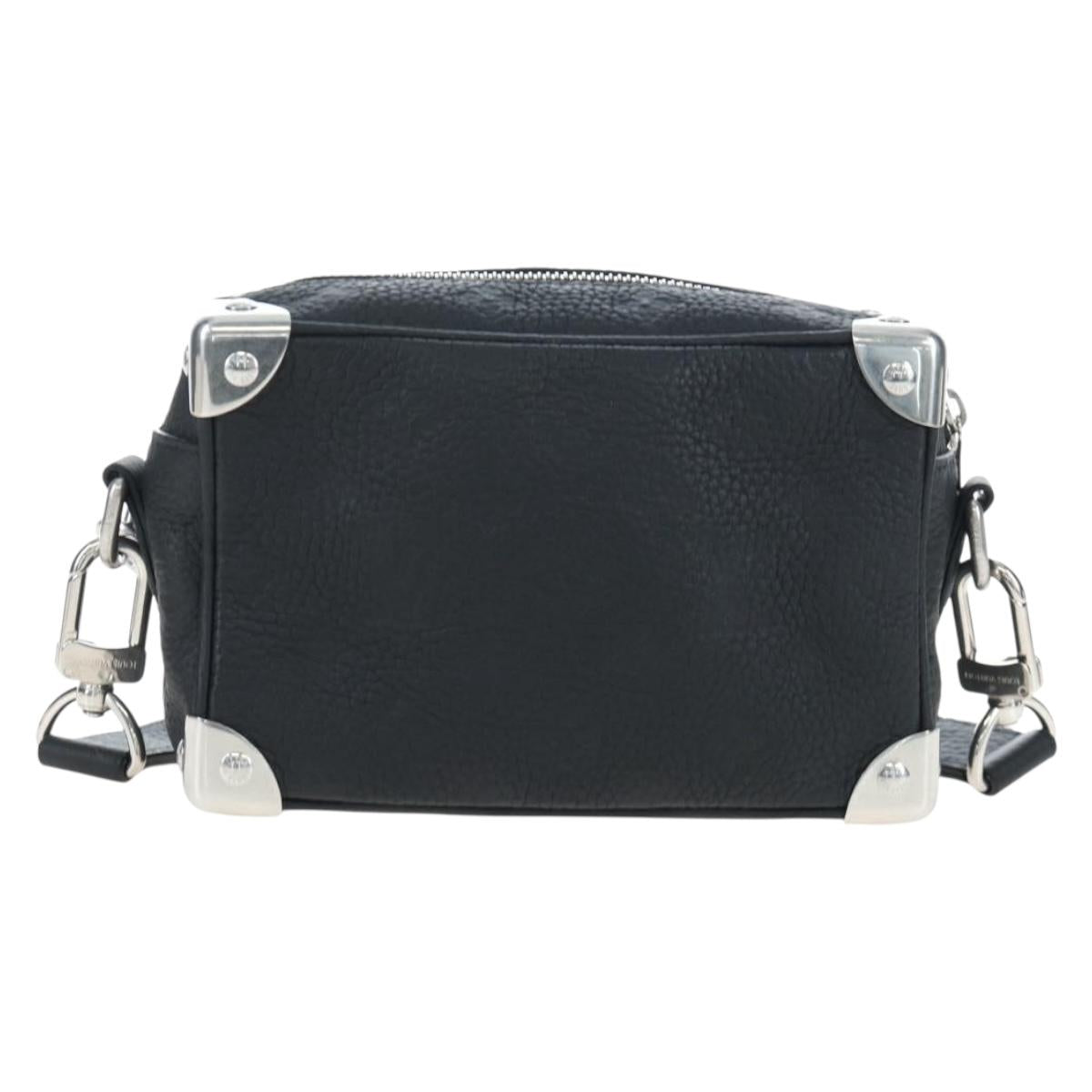 LOUIS VUITTON Monogram Taurillon Clemence Mini Soft Trunk M25927 Auth 197251SAM