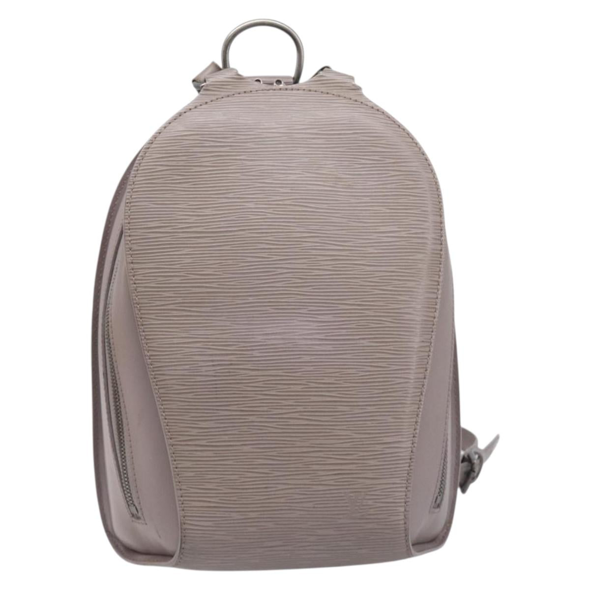 LOUIS VUITTON Epi Mabillon Backpack Lilac M5223B LV Auth 197253A