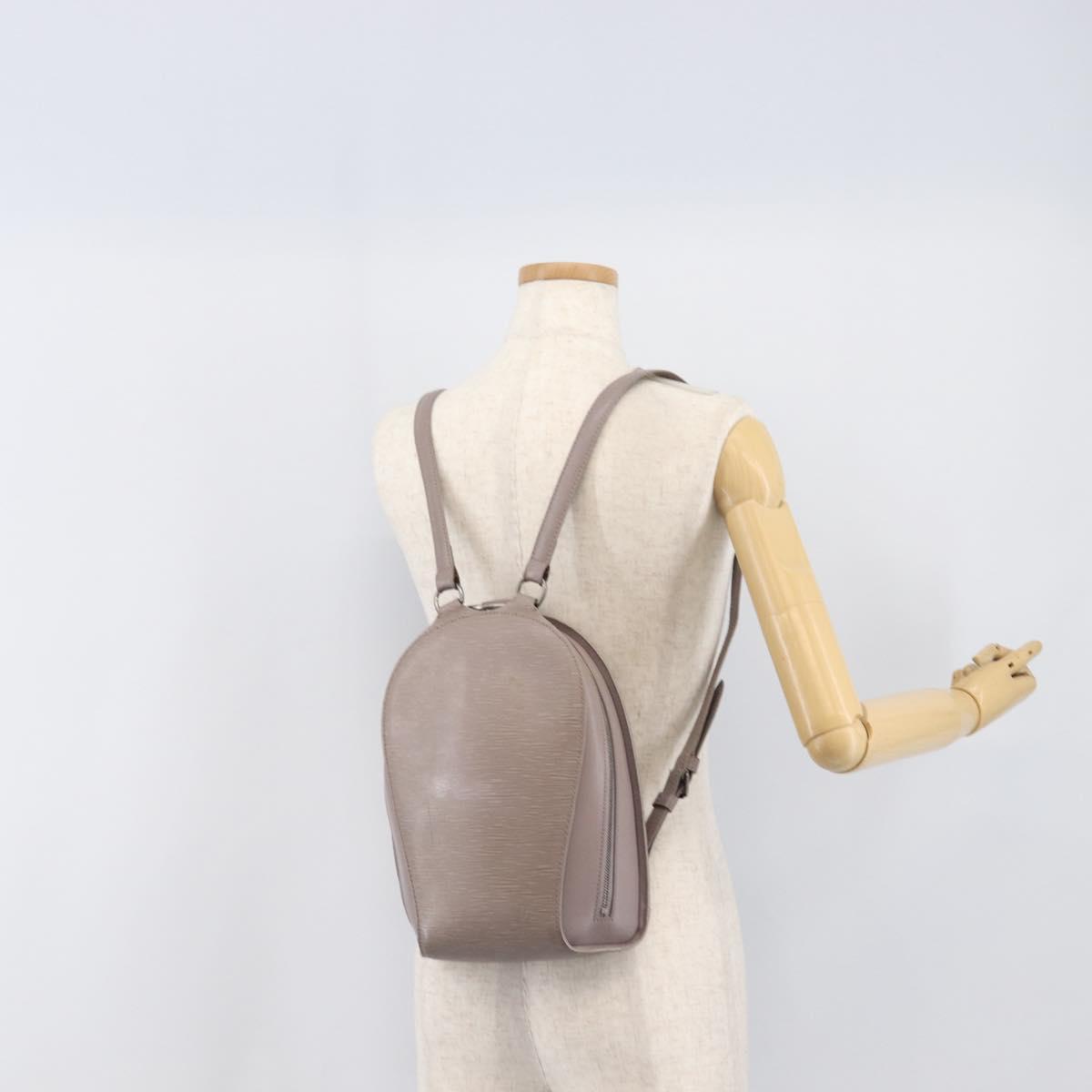 LOUIS VUITTON Epi Mabillon Backpack Lilac M5223B LV Auth 197253A