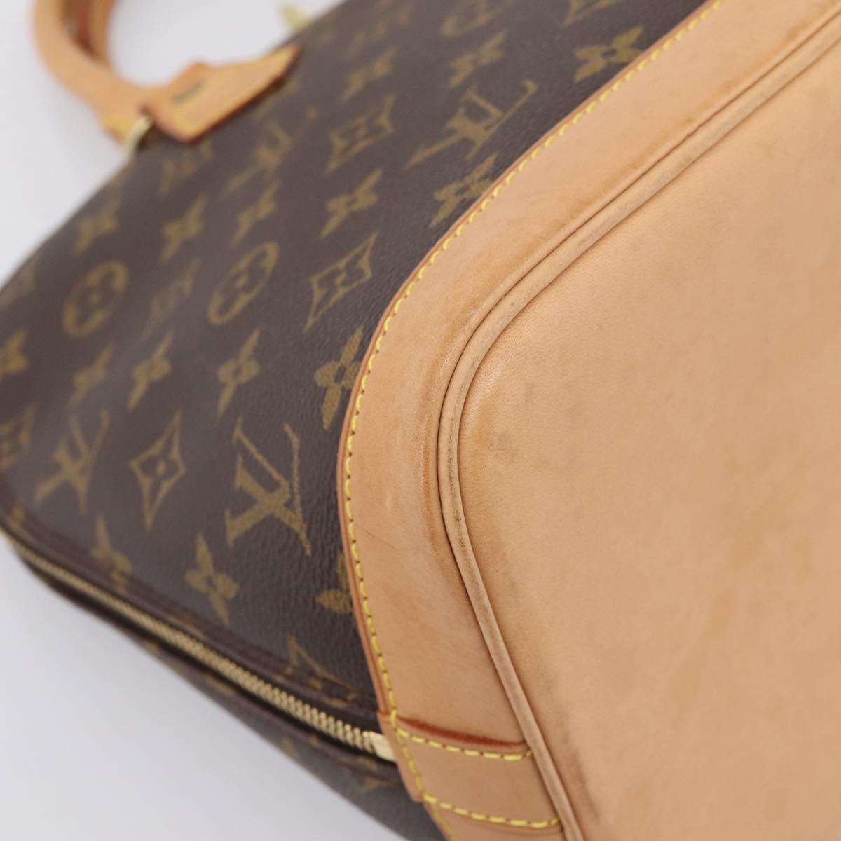 LOUIS VUITTON Monogram Alma Hand Bag M51130 LV Auth 197256A