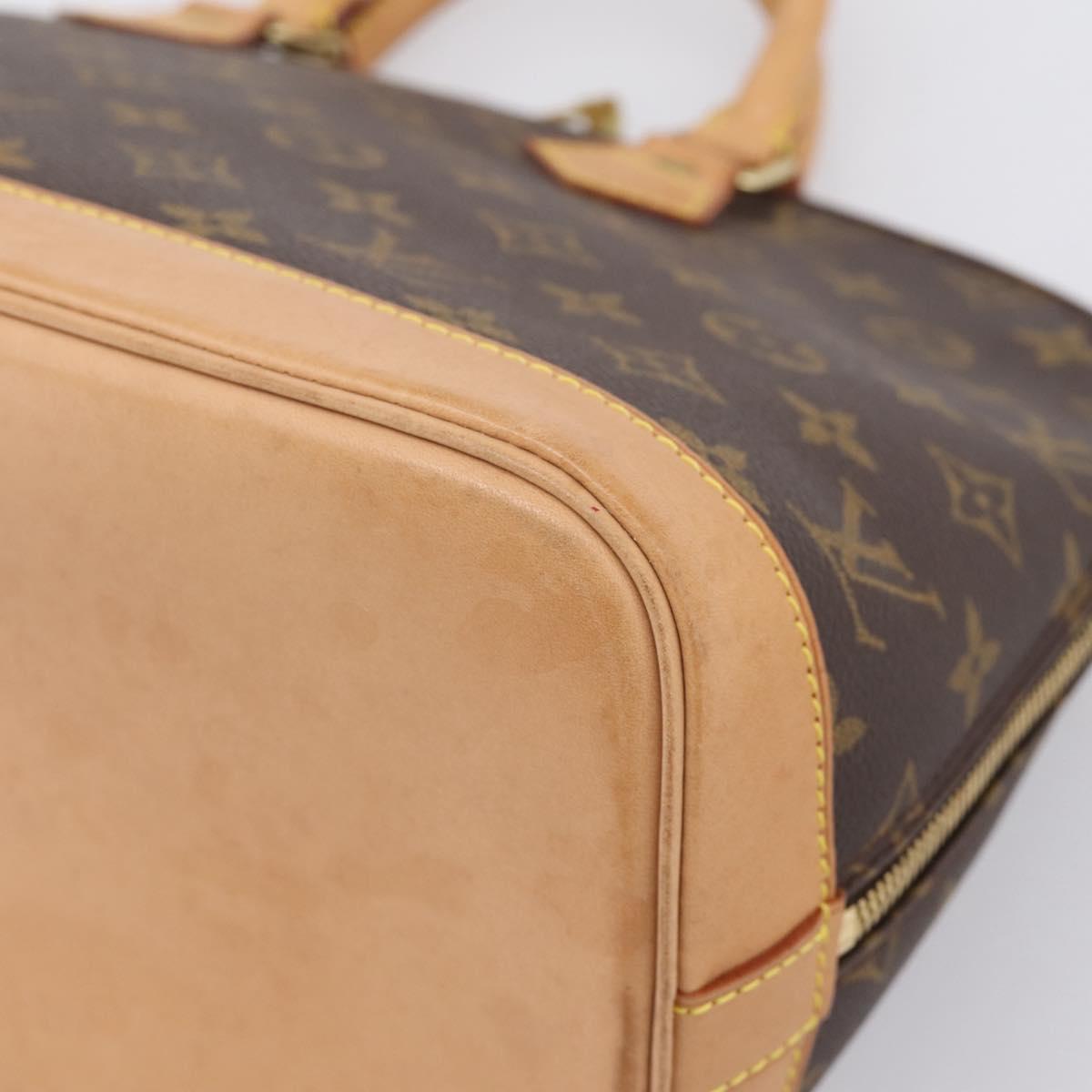 LOUIS VUITTON Monogram Alma Hand Bag M51130 LV Auth 197256A