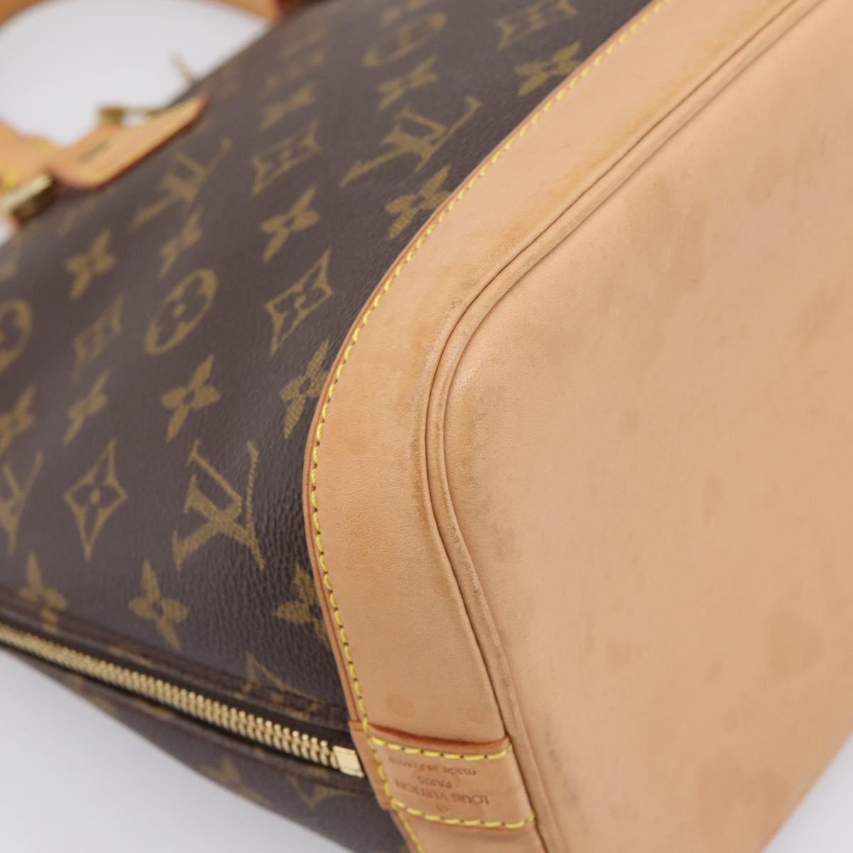 LOUIS VUITTON Monogram Alma Hand Bag M51130 LV Auth 197256A