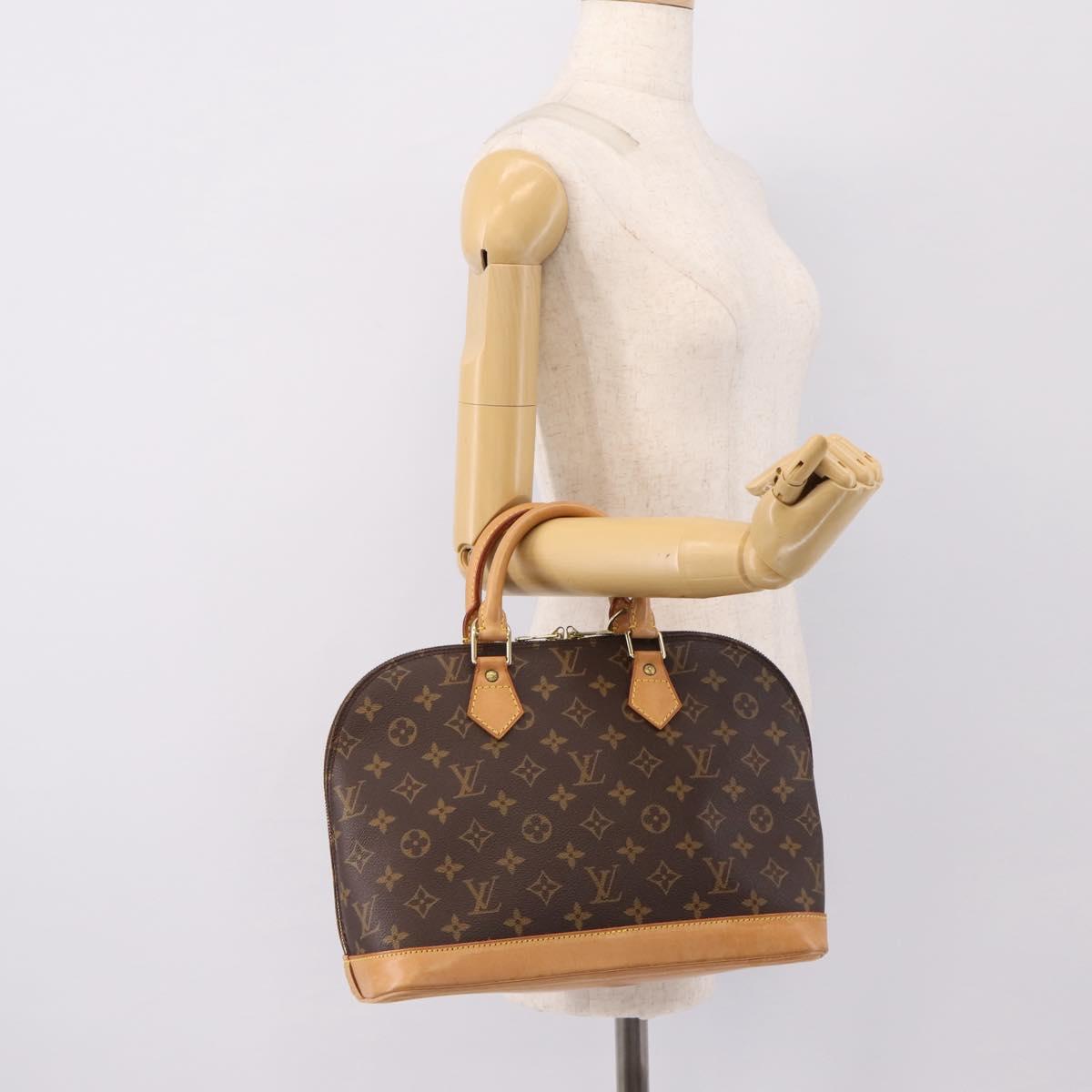 LOUIS VUITTON Monogram Alma Hand Bag M51130 LV Auth 197256A