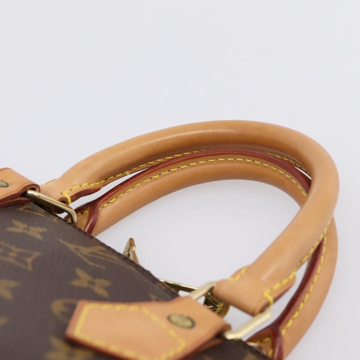 LOUIS VUITTON Monogram Alma Hand Bag M51130 LV Auth 197256A