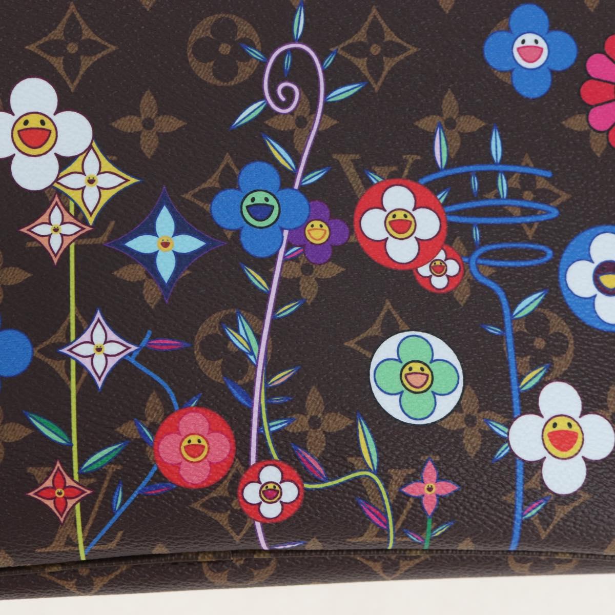 LOUIS VUITTON Monogram Flower Neverfull MM Tote Bag M13271 LV Auth 197257SM