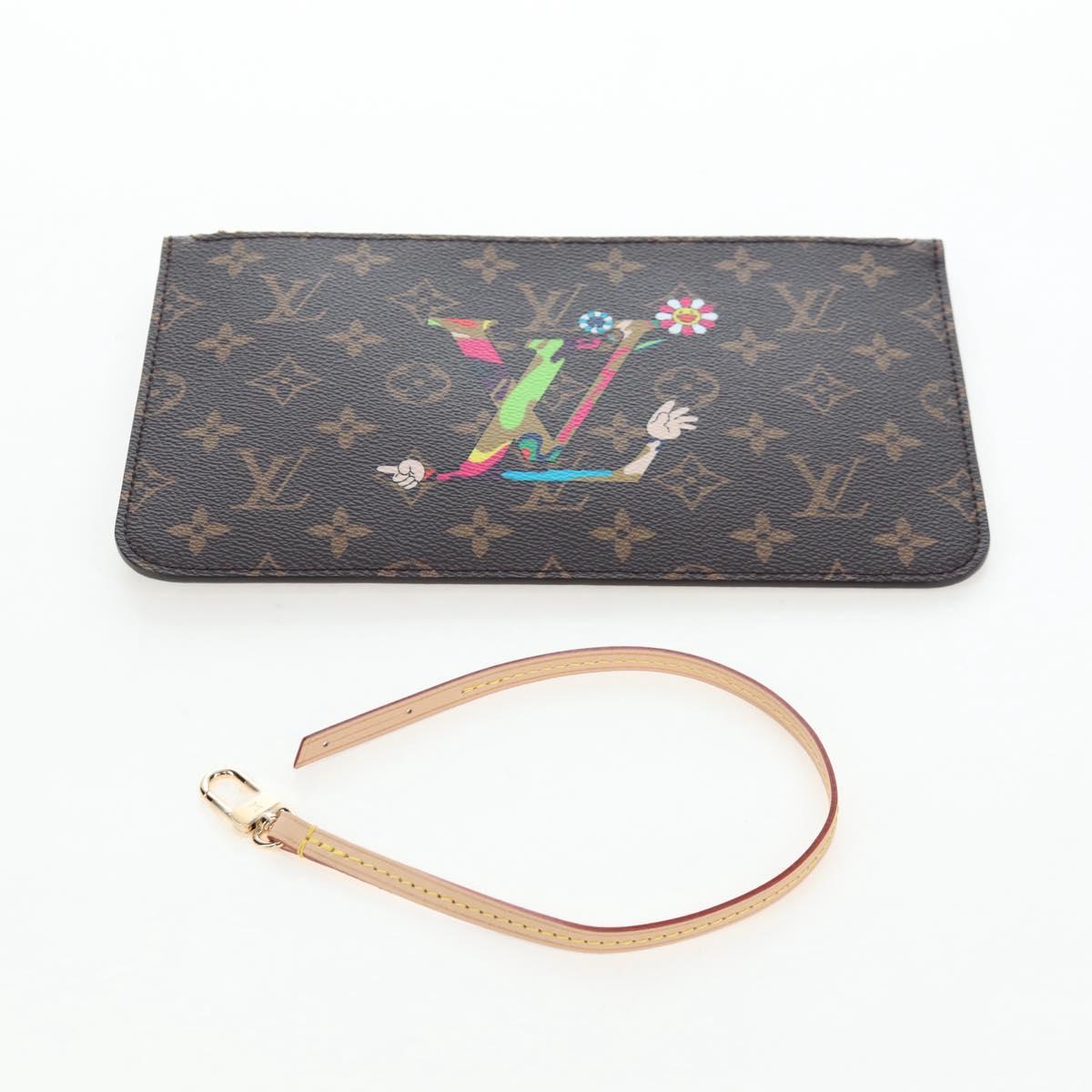 LOUIS VUITTON Monogram Flower Neverfull MM Tote Bag M13271 LV Auth 197257SM