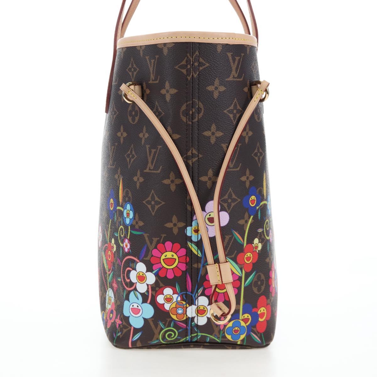 LOUIS VUITTON Monogram Flower Neverfull MM Tote Bag M13271 LV Auth 197257SM