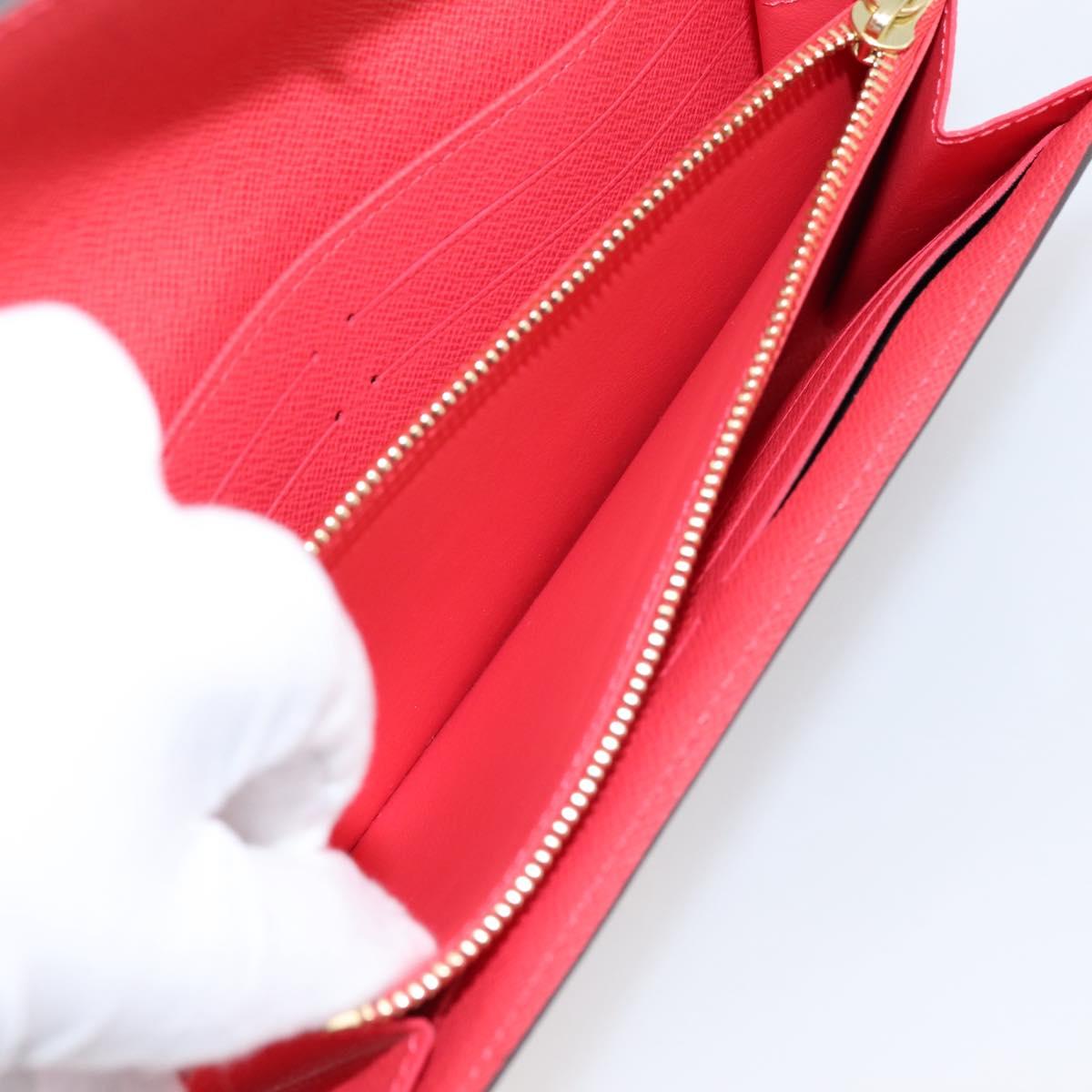 LOUIS VUITTON Monogram Totem Portefeuille Sarah Long Wallet M61348 Auth 197259M
