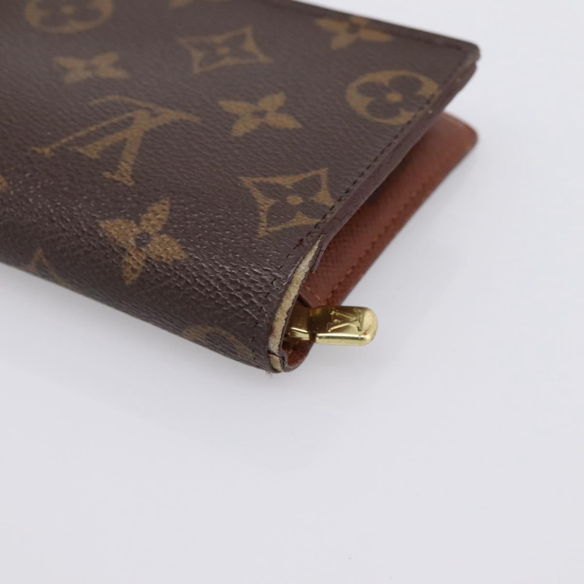 LOUIS VUITTON Monogram Continental Clutch Wallet T61217 LV Auth 197260