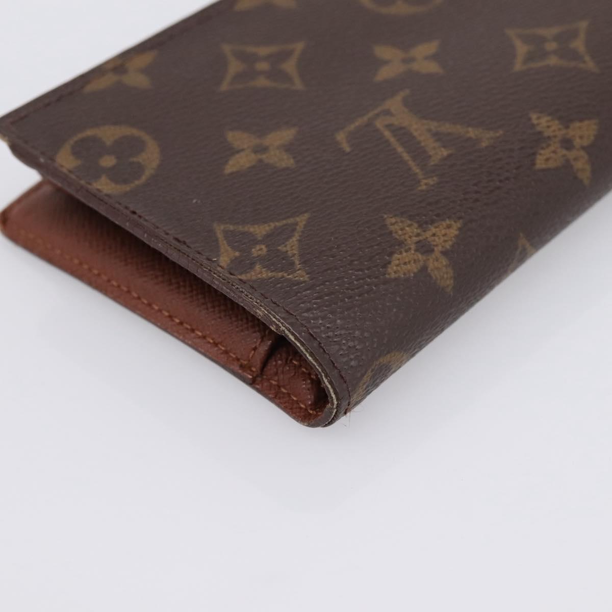 LOUIS VUITTON Monogram Continental Clutch Wallet T61217 LV Auth 197260