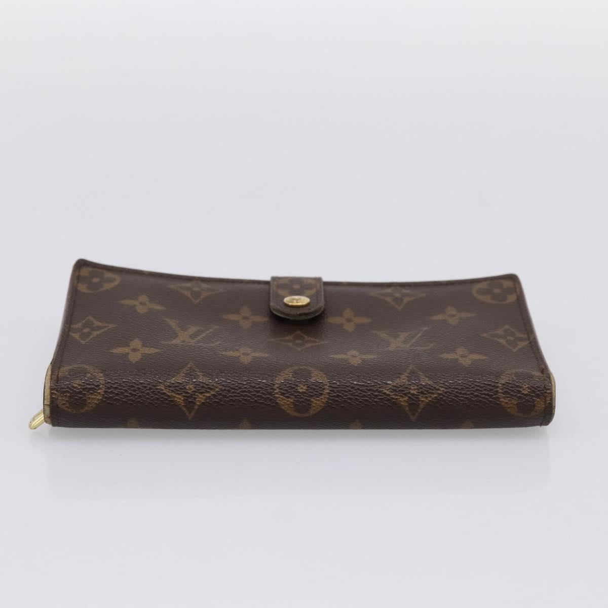 LOUIS VUITTON Monogram Continental Clutch Wallet T61217 LV Auth 197260