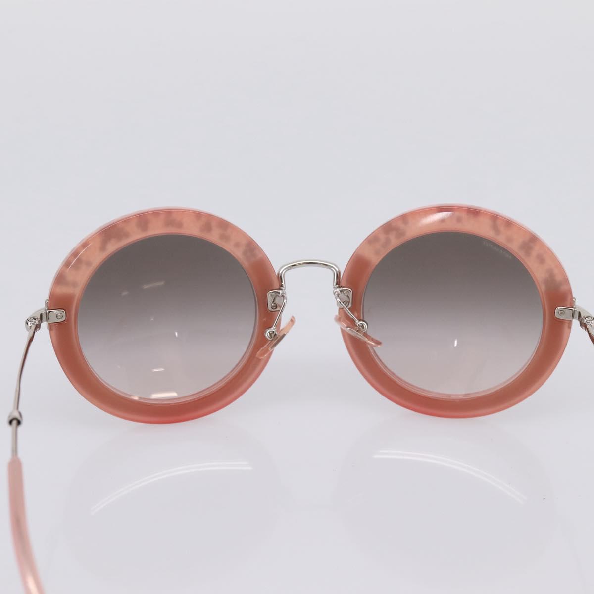 Miu Miu Sunglasses Metal Pink Auth 197261M
