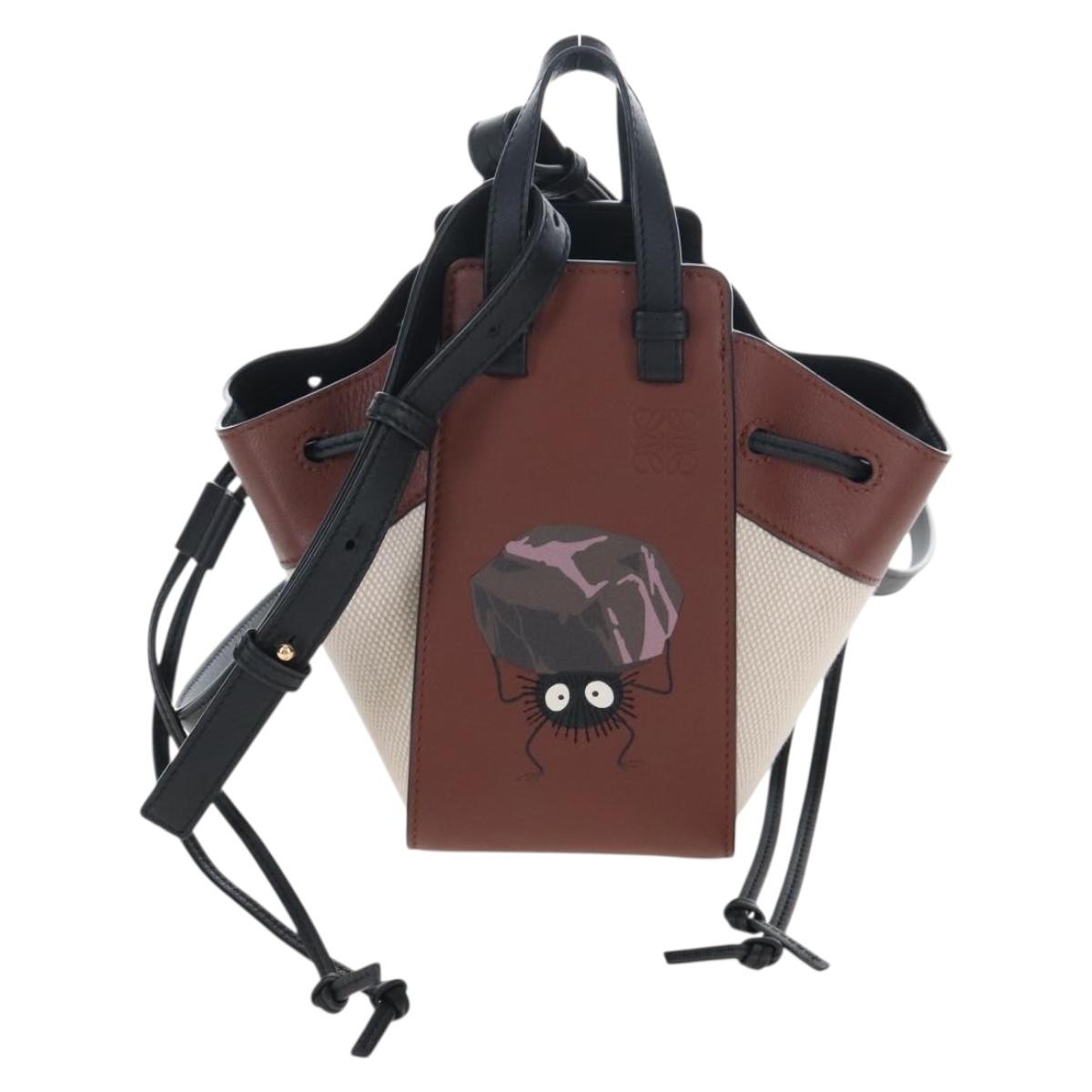 LOEWE ~ Studio Ghibli Suswatari Hammock Mini Bag Canvas 2way Beige Auth 197265SM