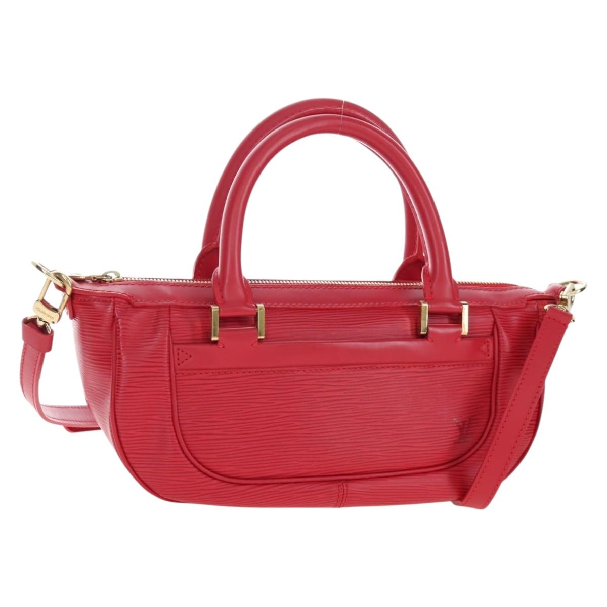 LOUIS VUITTON Epi Danura PM Hand Bag 2way Red M5891E LV Auth 197271V