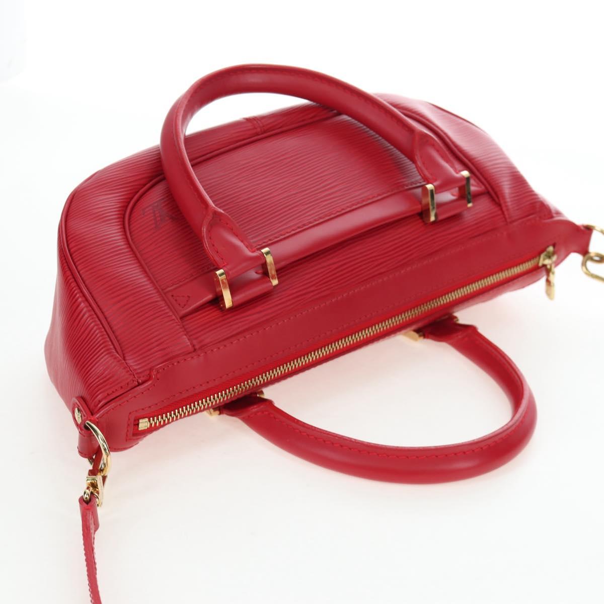 LOUIS VUITTON Epi Danura PM Hand Bag 2way Red M5891E LV Auth 197271V