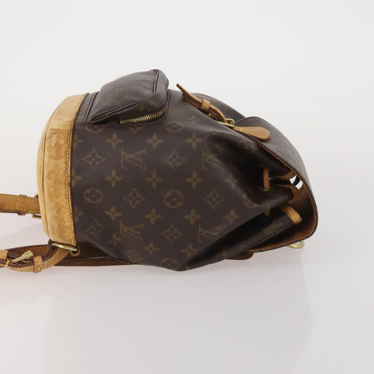LOUIS VUITTON Monogram Montsouris MM Backpack M51136 LV Auth 197278