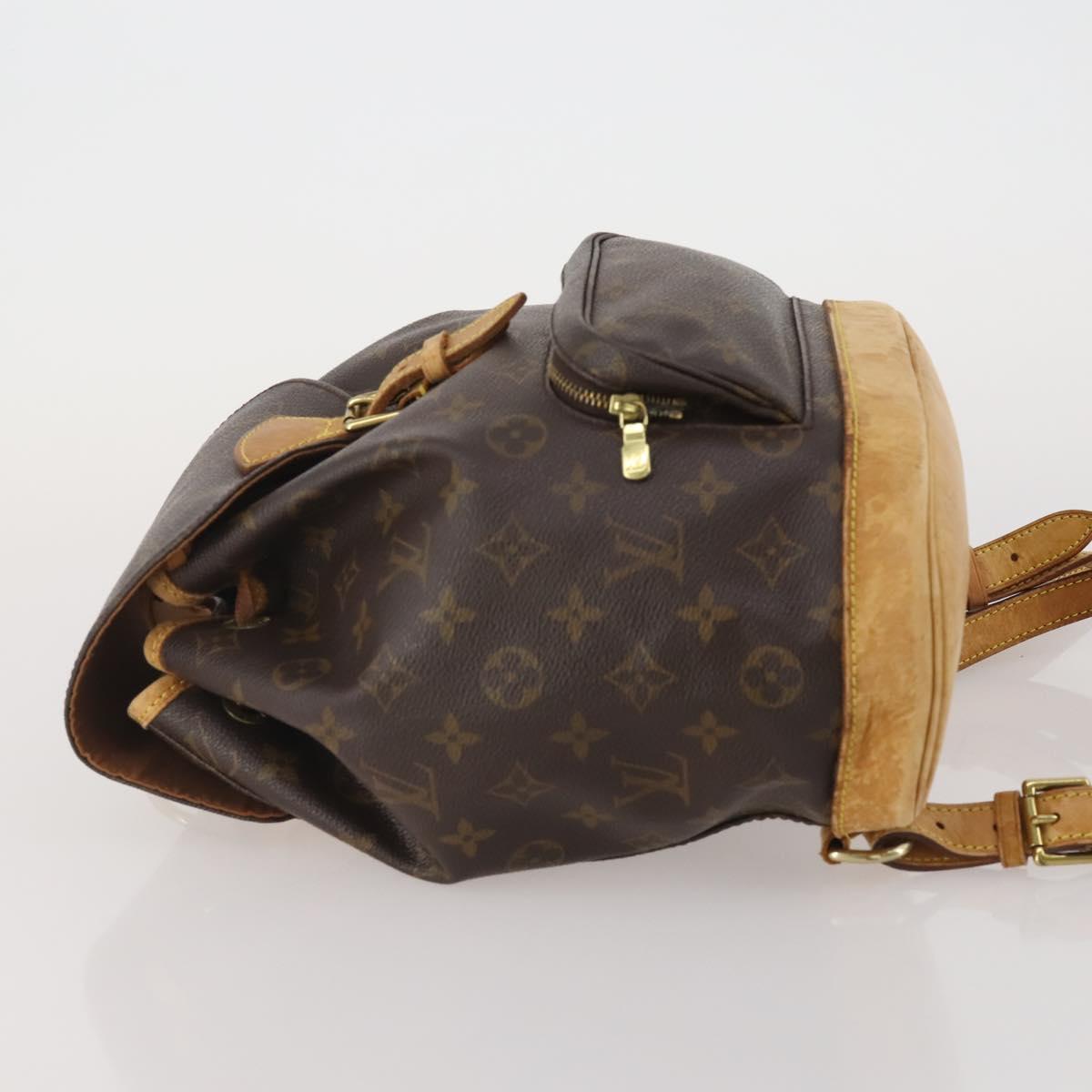 LOUIS VUITTON Monogram Montsouris MM Backpack M51136 LV Auth 197278