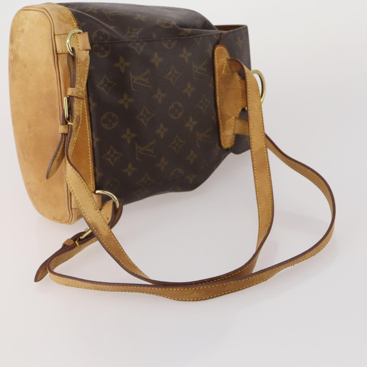 LOUIS VUITTON Monogram Montsouris MM Backpack M51136 LV Auth 197278