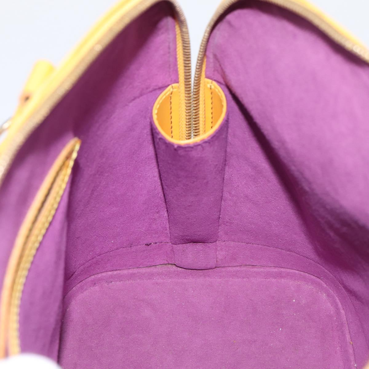 LOUIS VUITTON Epi Alma Hand Bag Yellow M52149 LV Auth 197280A