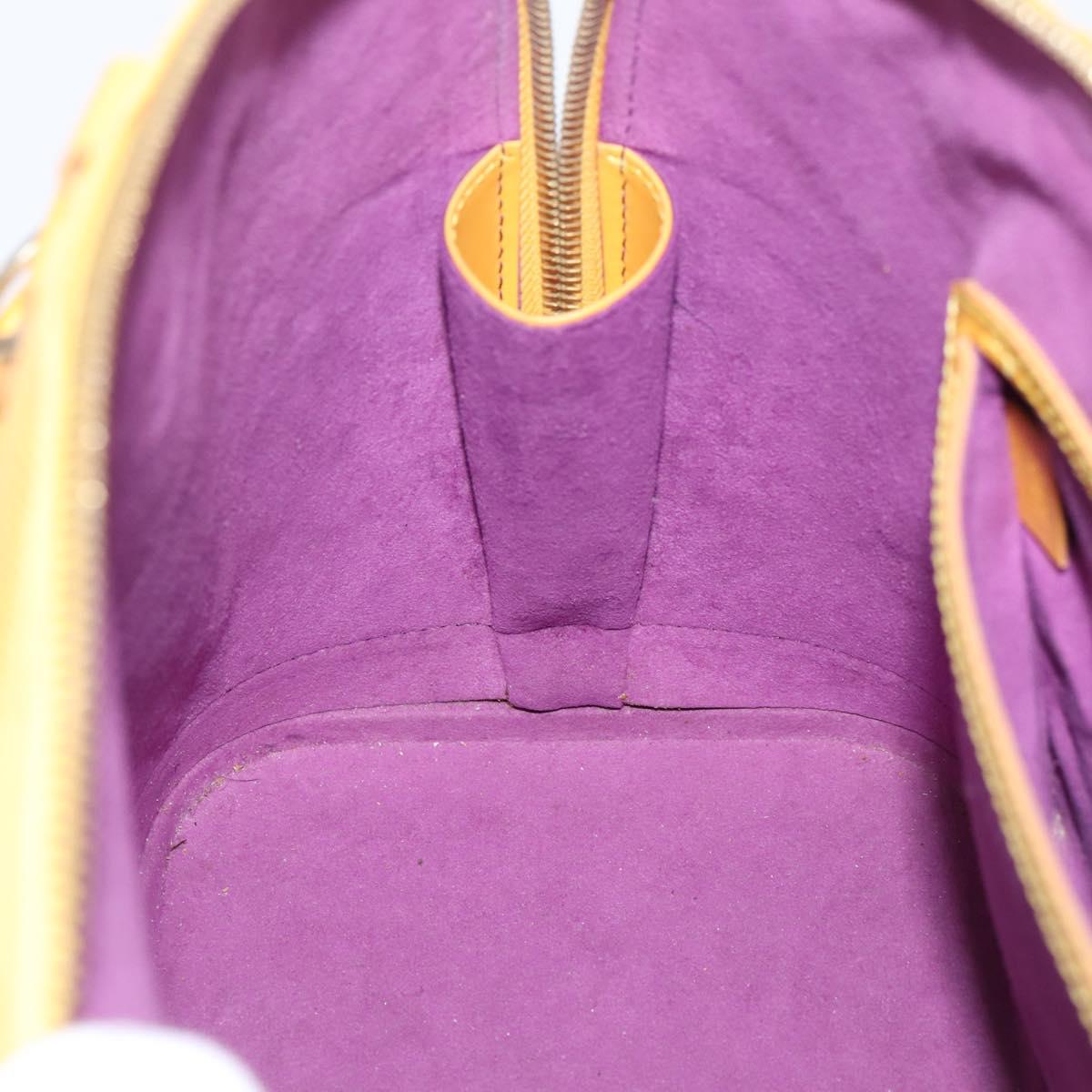 LOUIS VUITTON Epi Alma Hand Bag Yellow M52149 LV Auth 197280A