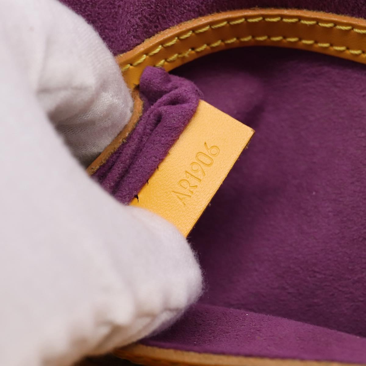LOUIS VUITTON Epi Alma Hand Bag Yellow M52149 LV Auth 197280A